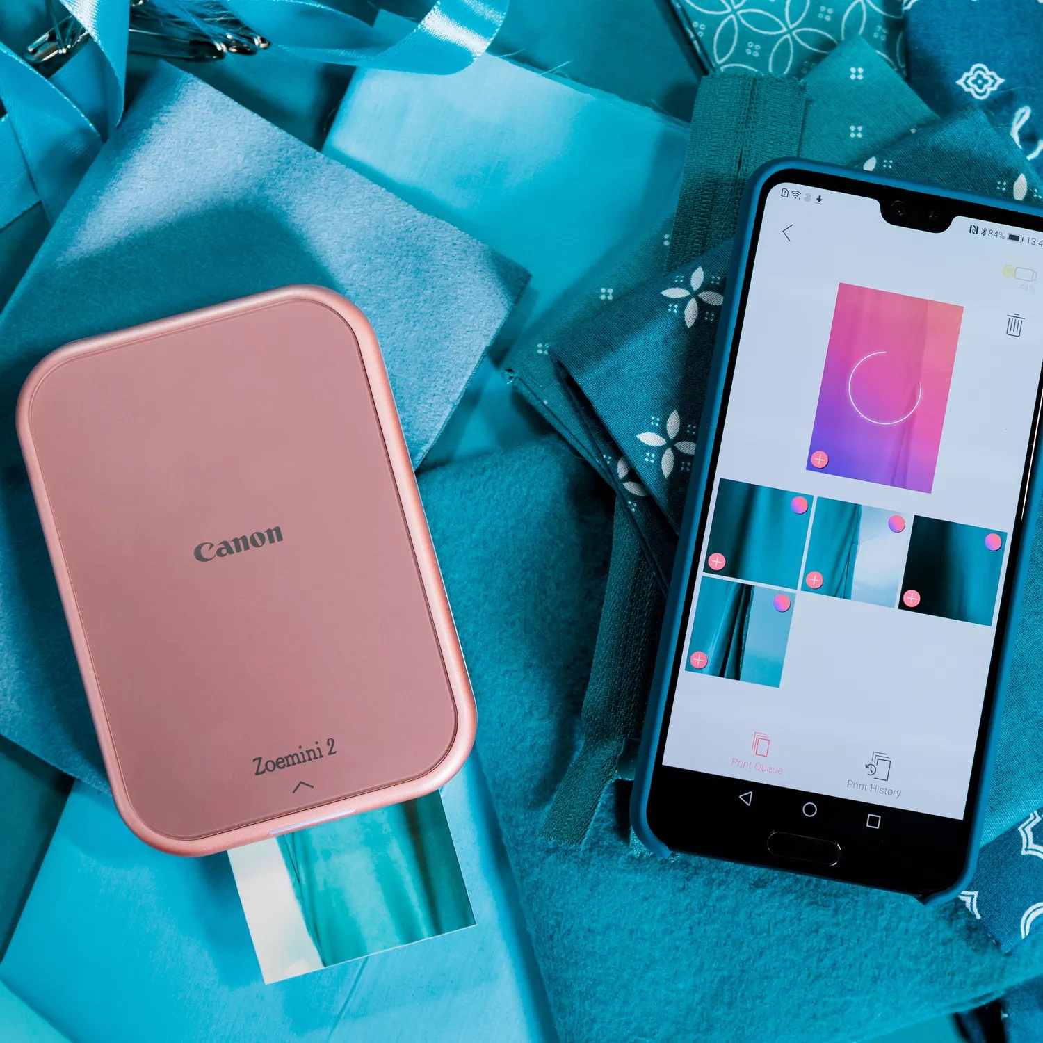 Canon - Impressora Portátil Canon ZOEMINI 2 Sem Fios Ouro Rosa