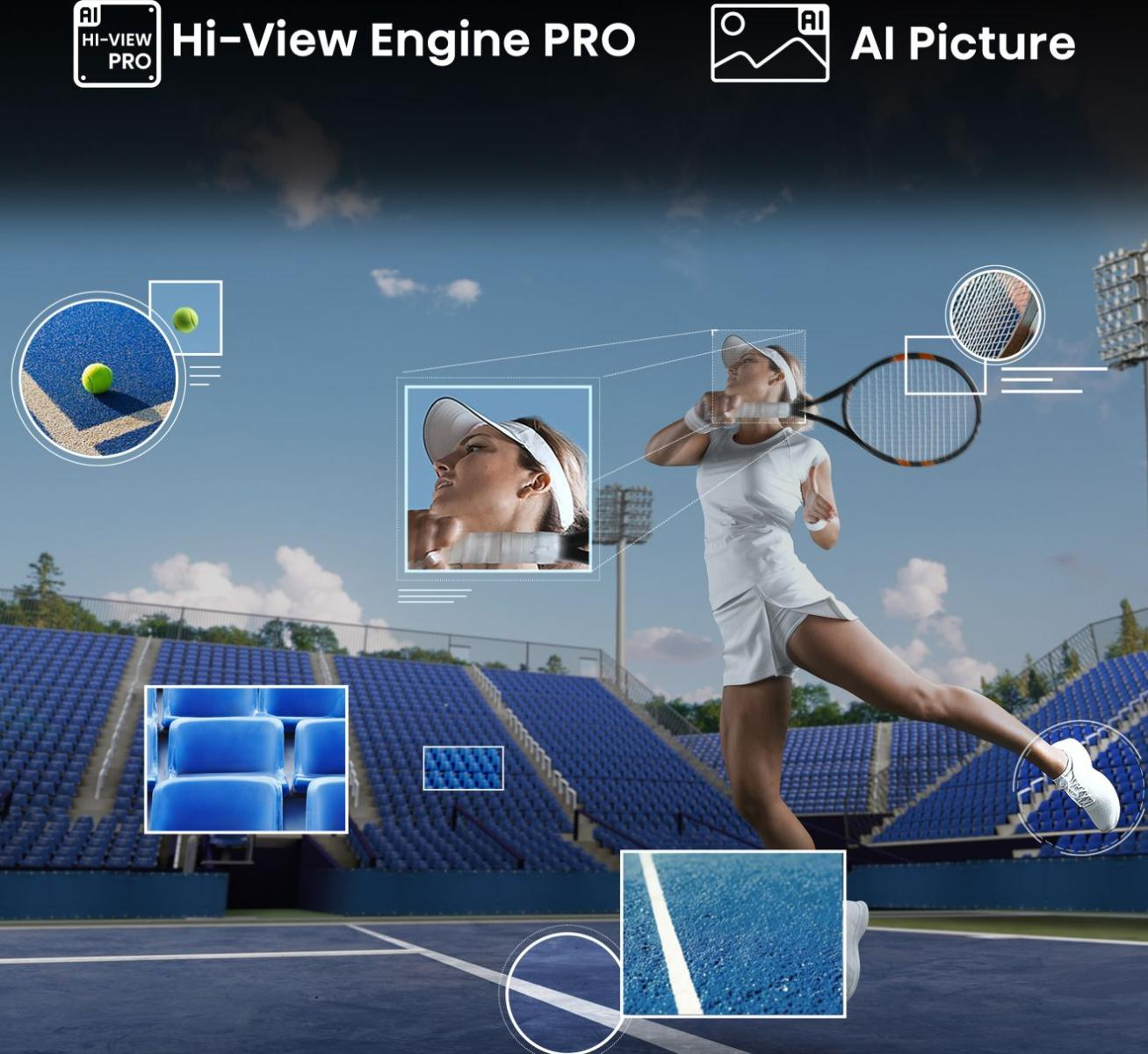 hisense - Televisão Hisense 55U7NQ 55" QD Mini LED UltraHD 4K VIDAA