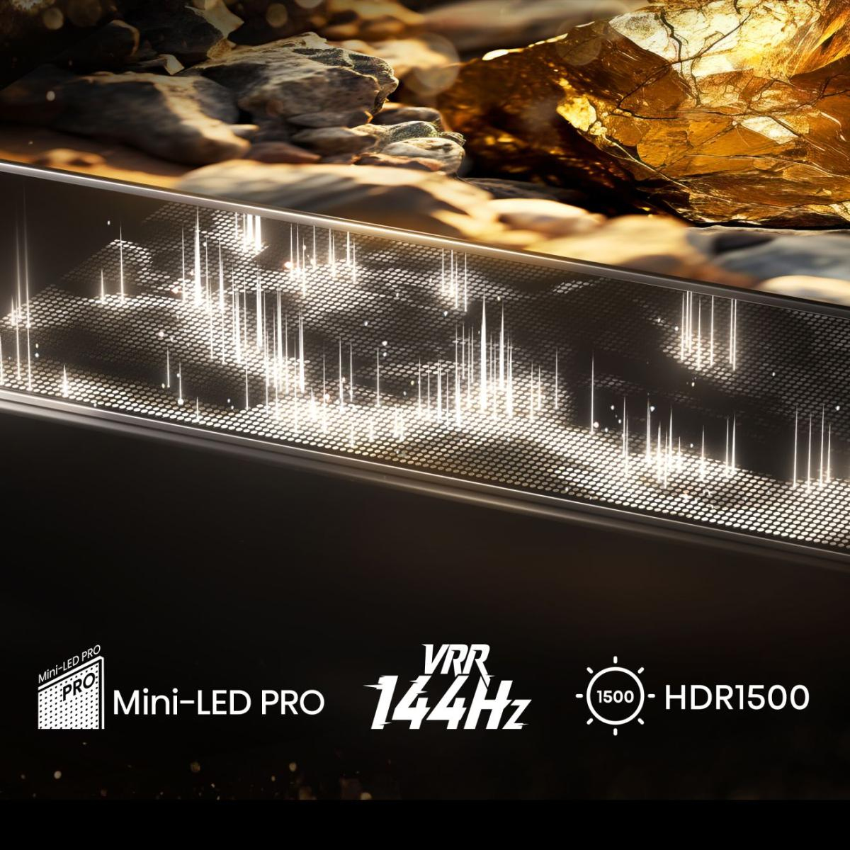 hisense - Televisão Hisense 55U7NQ 55" QD Mini LED UltraHD 4K VIDAA