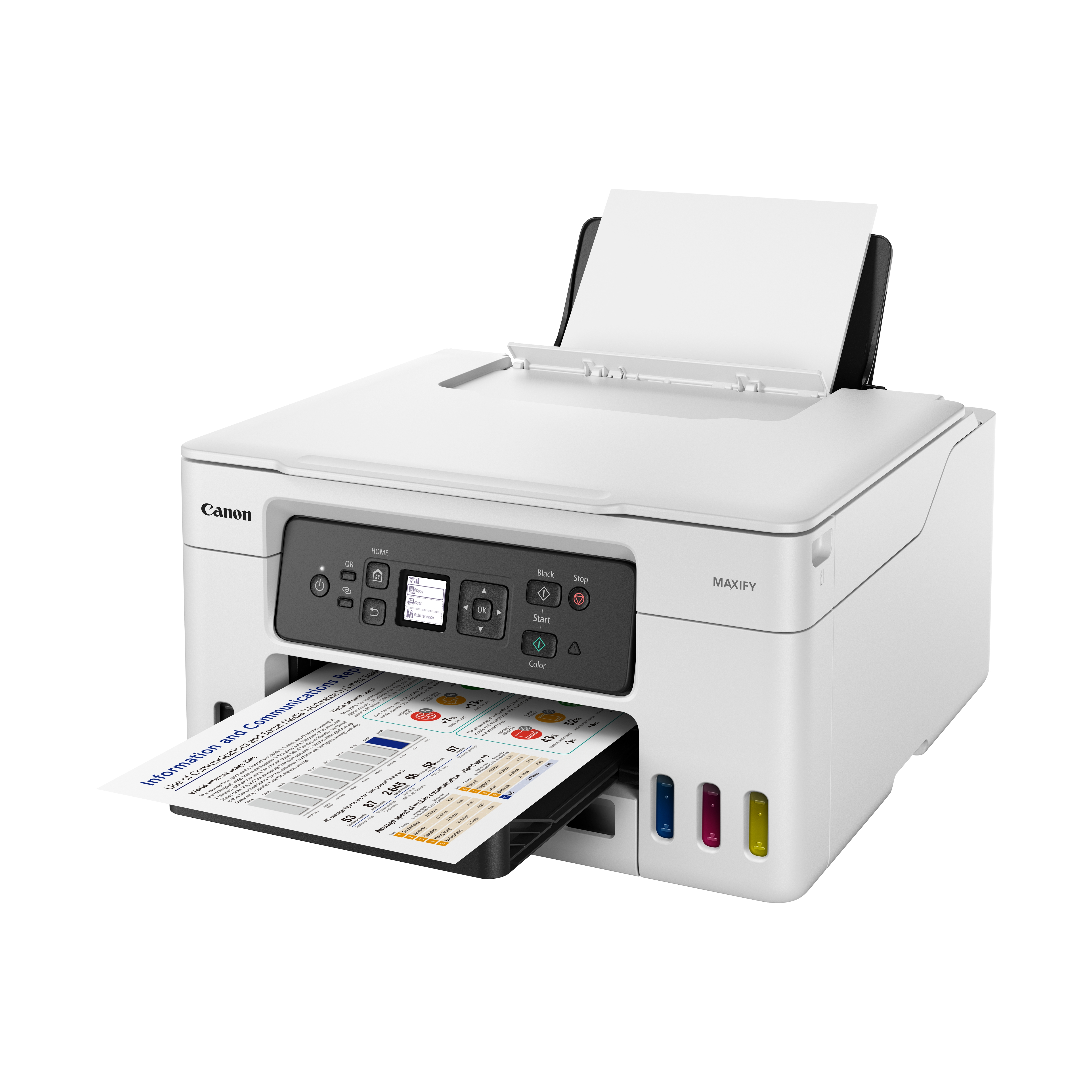 Canon - Multifunções Canon MAXIFY GX3050 Wi-Fi MegaTank