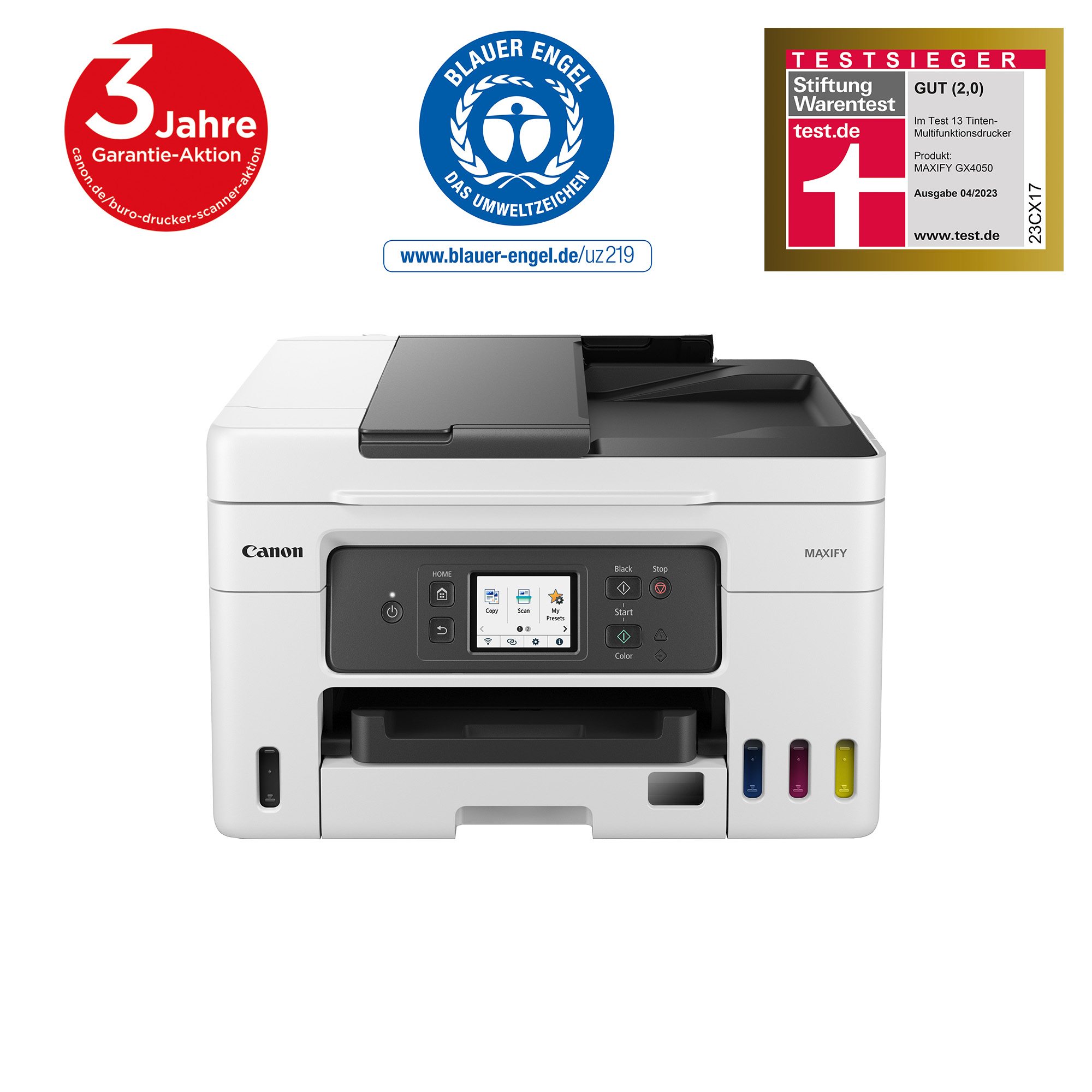 Canon - Multifunções Canon MAXIFY GX4050 Wi-Fi MegaTank