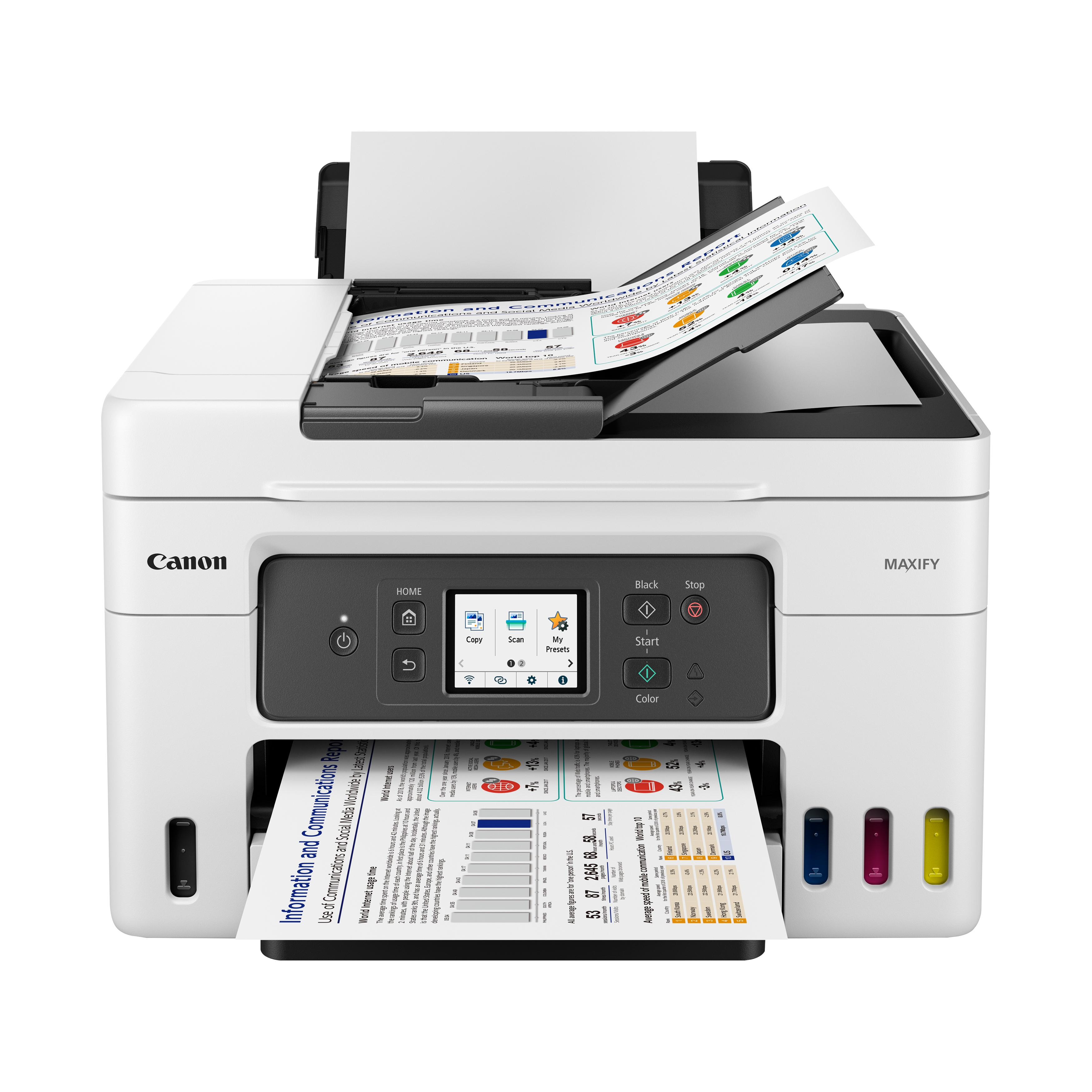 Canon - Multifunções Canon MAXIFY GX4050 Wi-Fi MegaTank