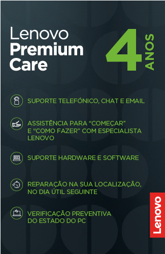 Lenovo - Serviço Suporte Lenovo Premium Care 4 anos
