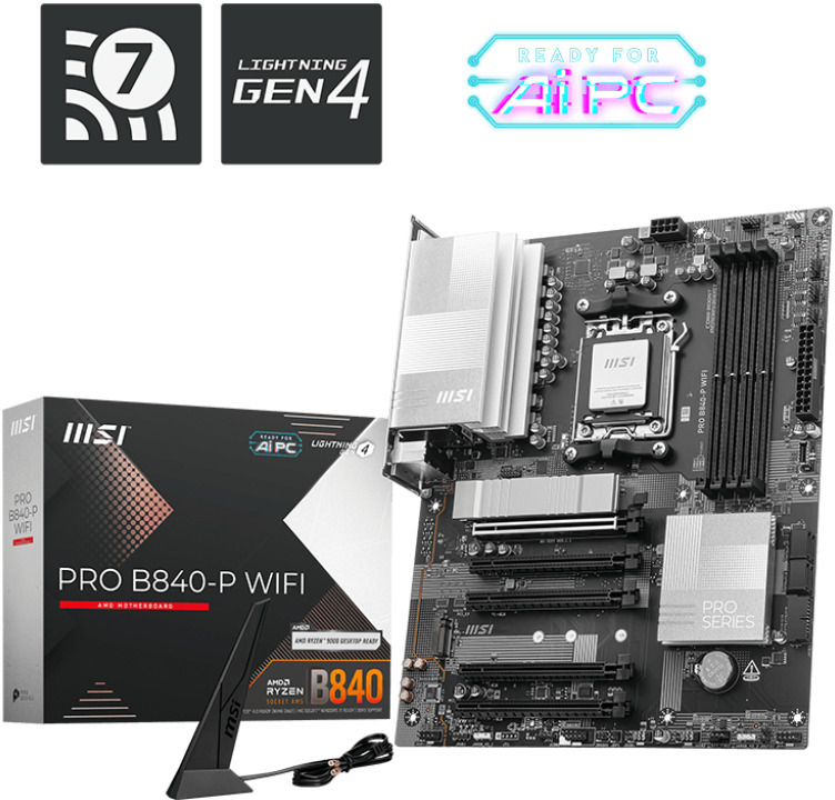 Picture of Picture of Motherboard MSI PRO B840-P WIFI