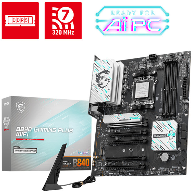 Picture of Picture of Motherboard MSI B840 GAMING PLUS WIFI