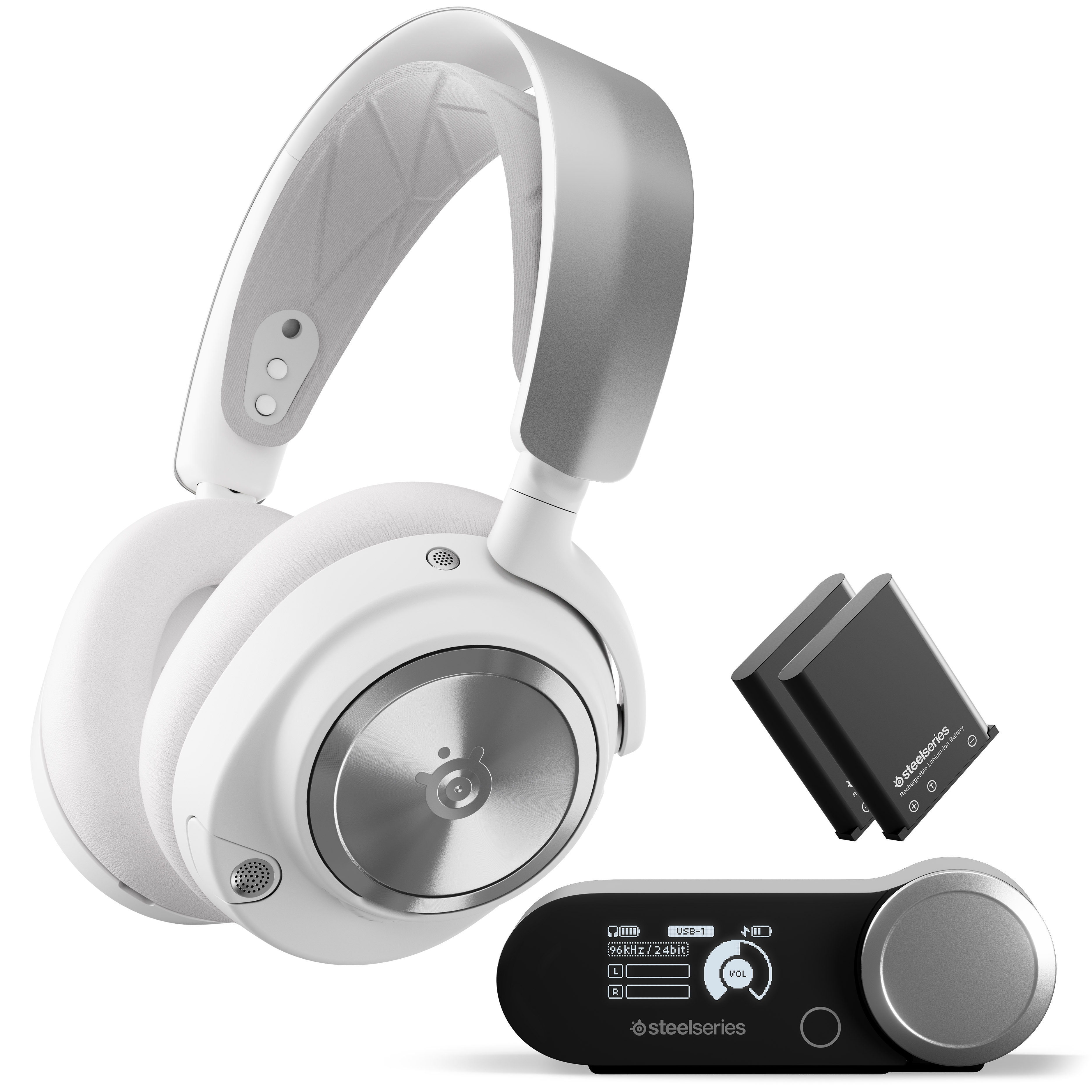 Picture of Picture of Headset SteelSeries Arctis Nova Pro P Wireless/Bluetooth Branco