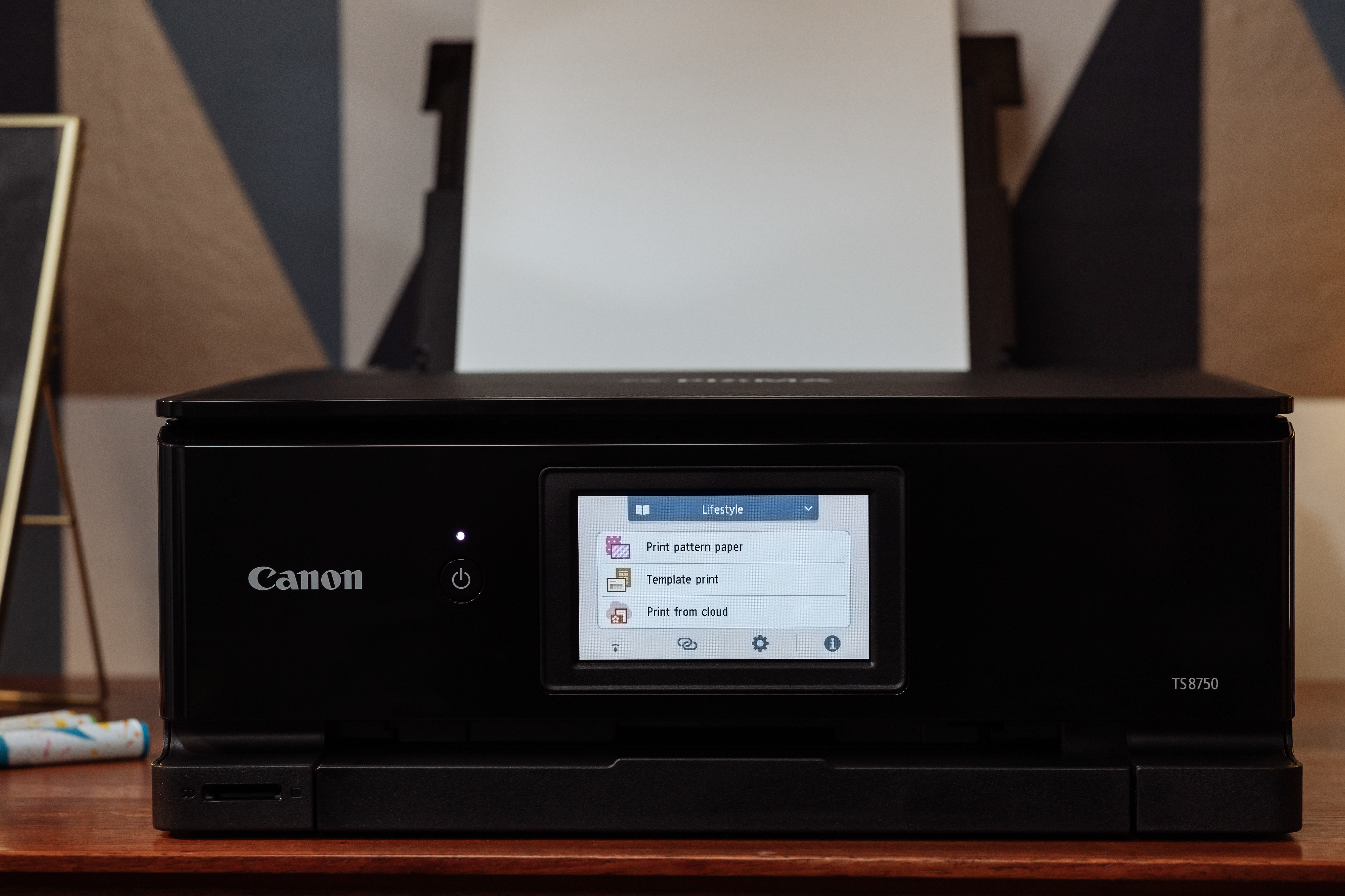Canon - Multifuncões a Jato de Tinta Canon PIXMA TS8750 Preta WiFi