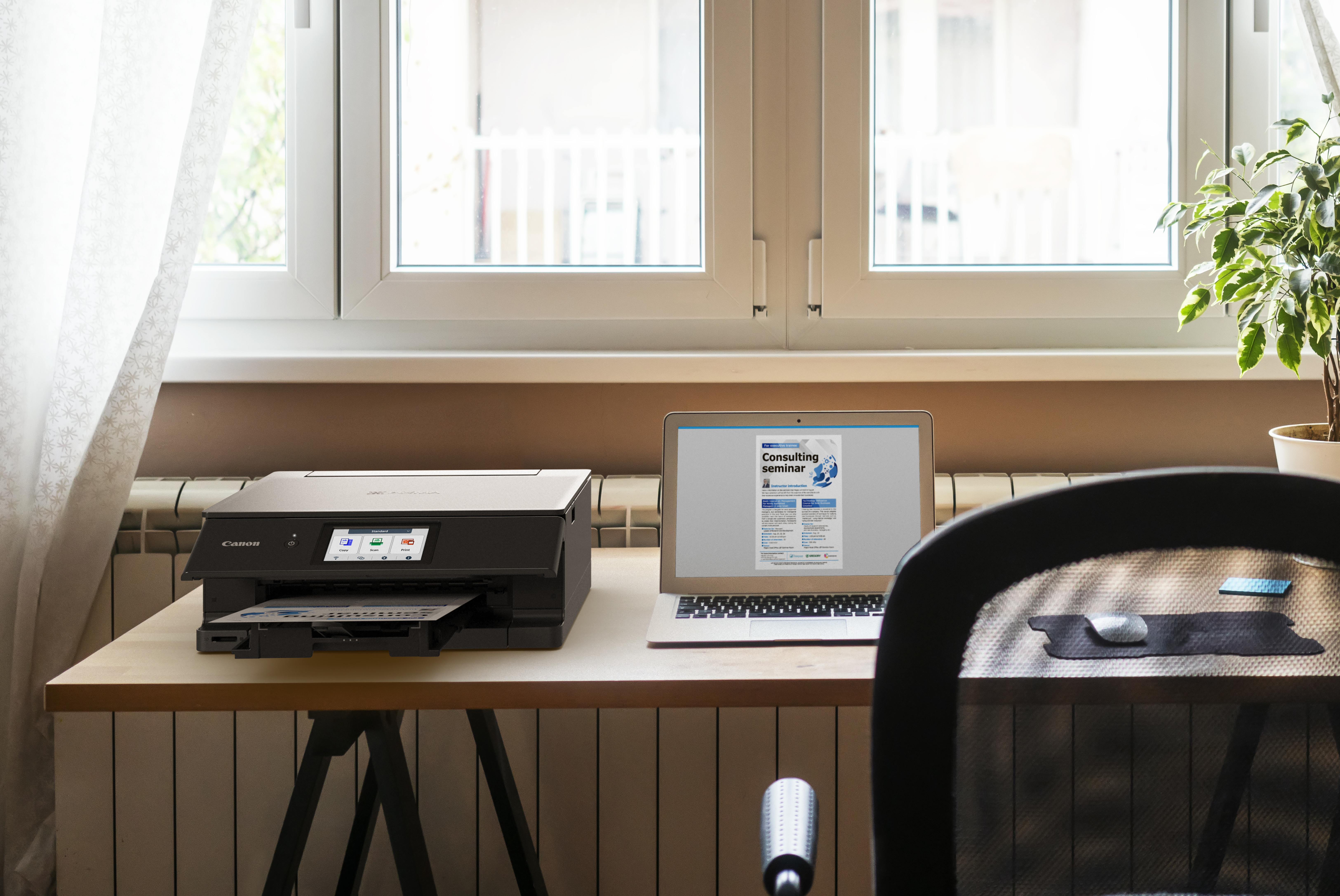 Canon - Multifuncões a Jato de Tinta Canon PIXMA TS8750 Preta WiFi