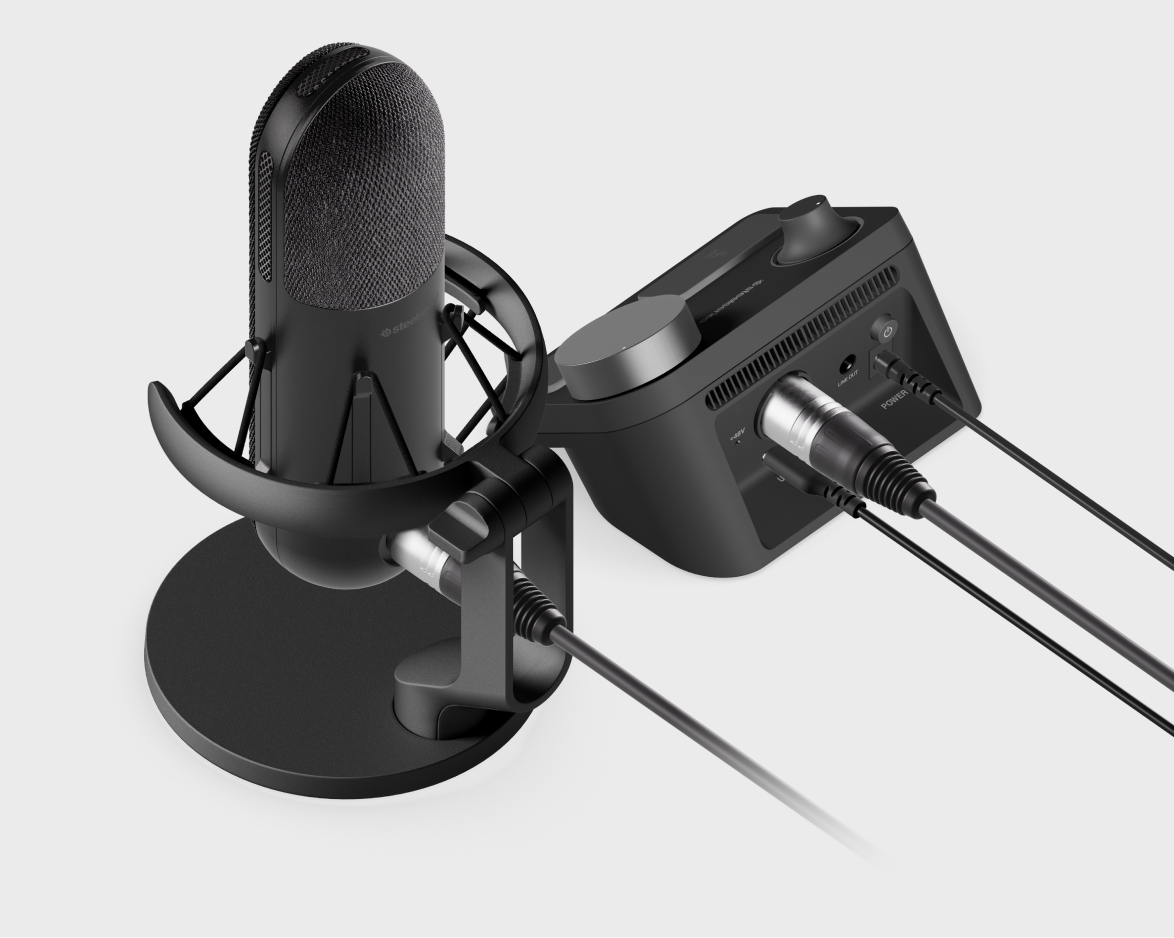 Picture of Picture of Microfone SteelSeries Alias Pro XLR Preto