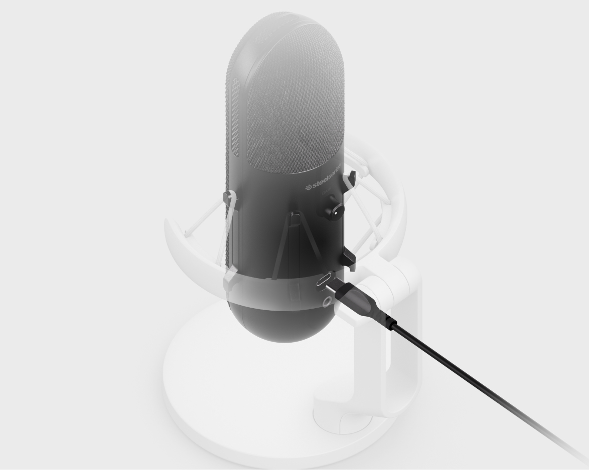 SteelSeries - Microfone SteelSeries Alias USB Preto