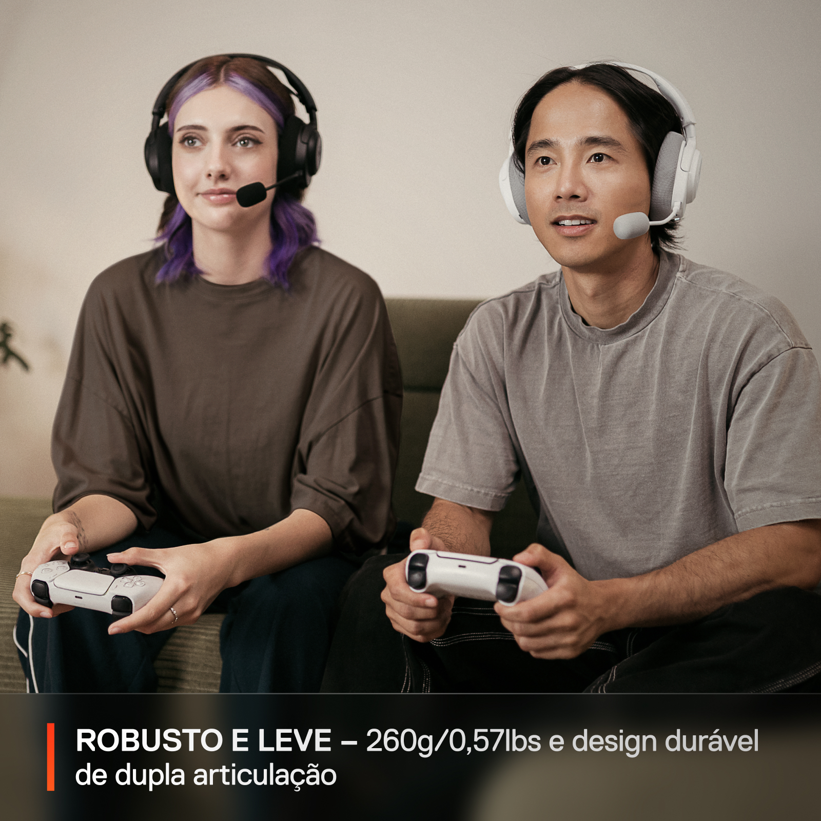 SteelSeries - Headset Steelseries Arctis Nova 3P Wireless/Bluetooth Branco