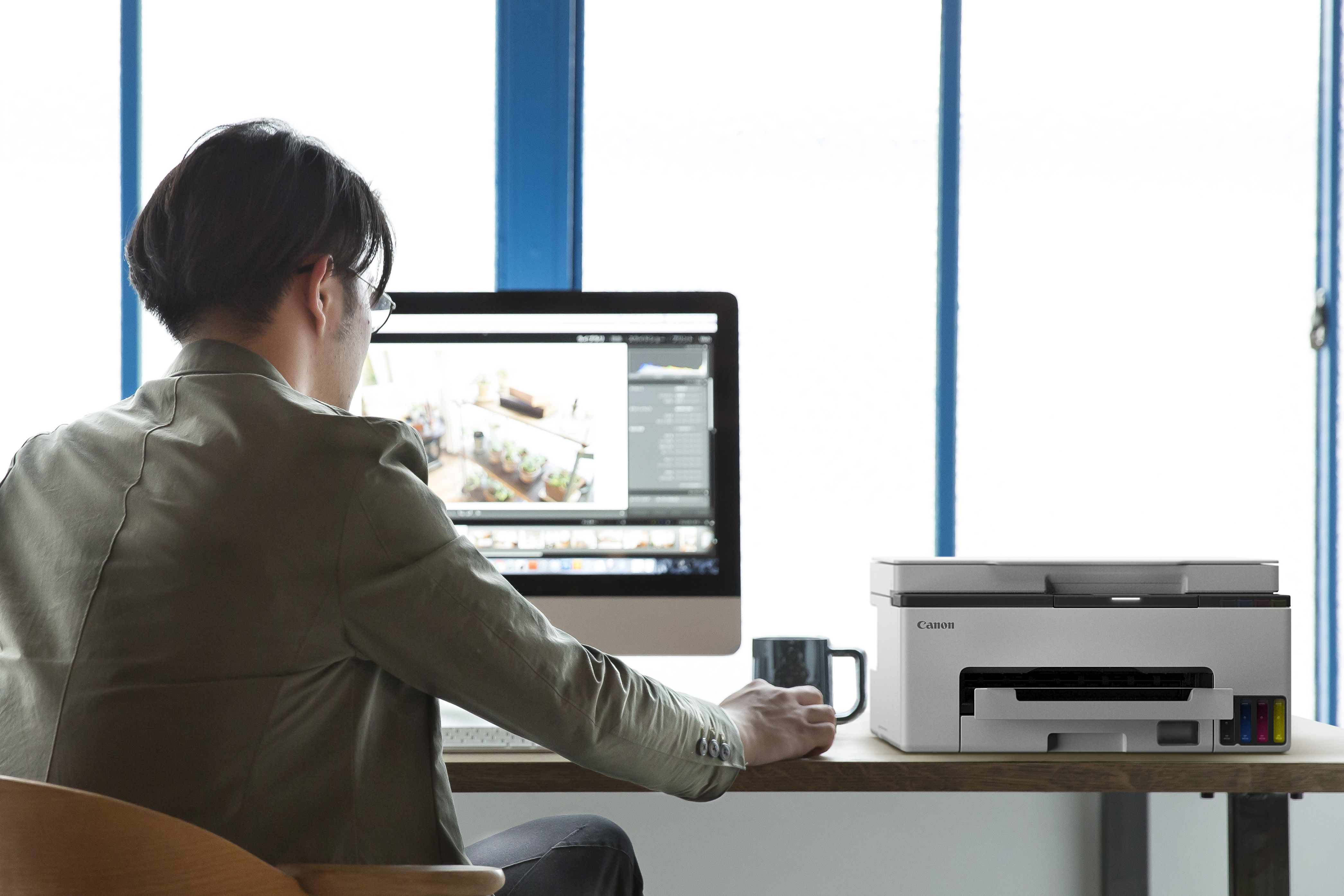 Canon - Multifunções a Jato de Tinta Canon MAXIFY GX1050 WiFi MegaTank