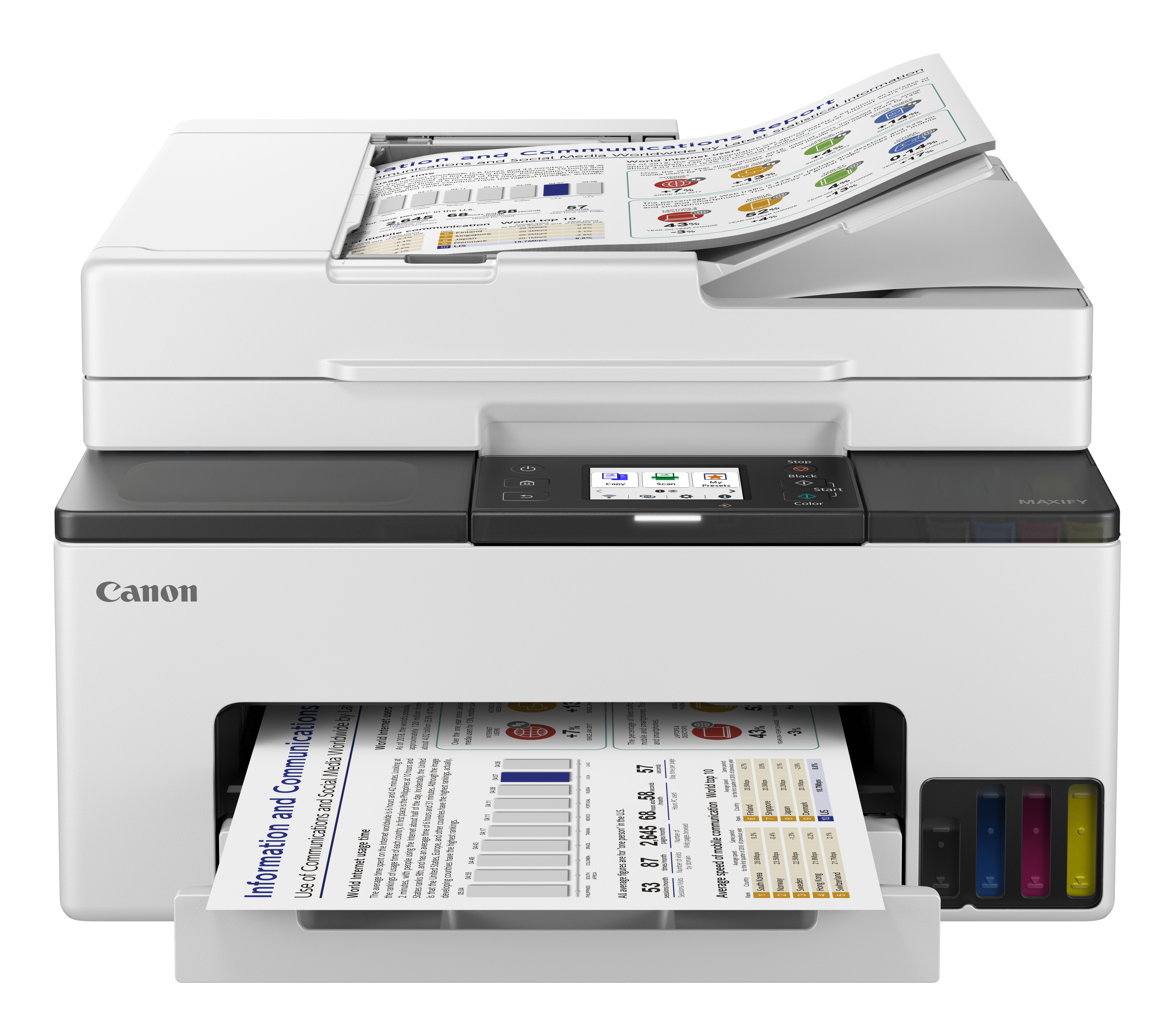 Canon - Multifunções Canon MAXIFY GX2050 Wi-Fi MegaTank