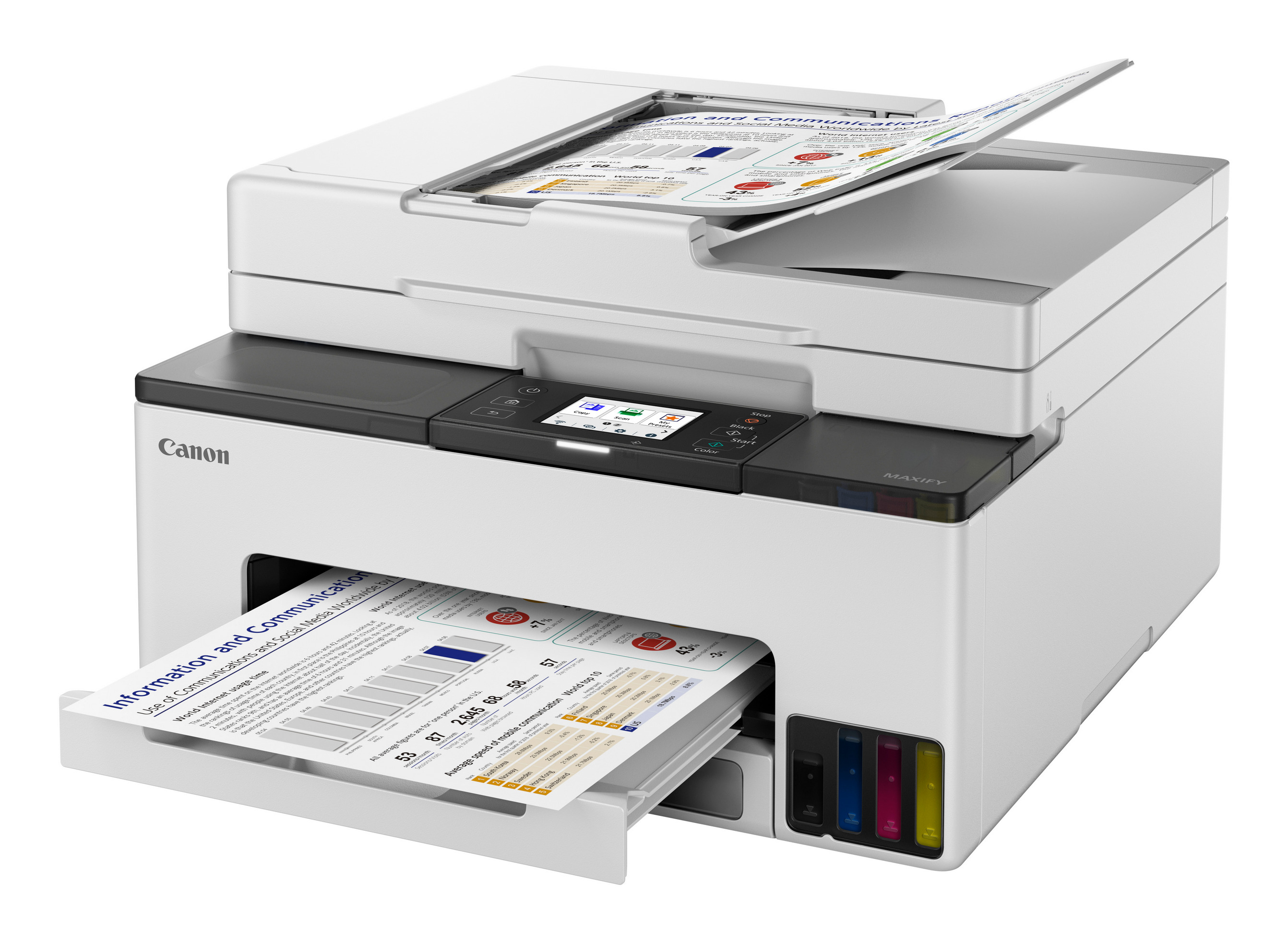 Canon - Multifunções Canon MAXIFY GX2050 Wi-Fi MegaTank