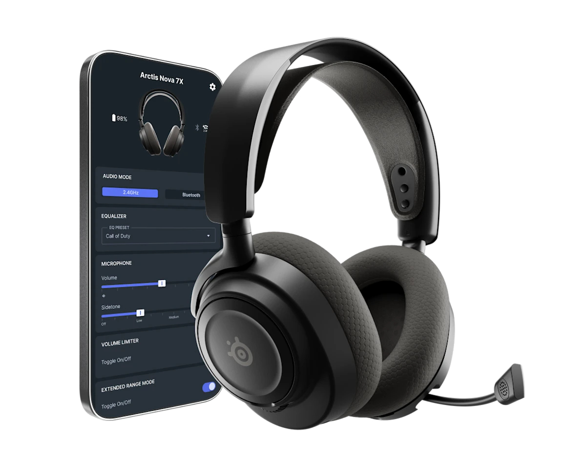SteelSeries - Headset SteelSeries Arctis Nova 7X Gen 2 Wireless/Bluetooth Preto
