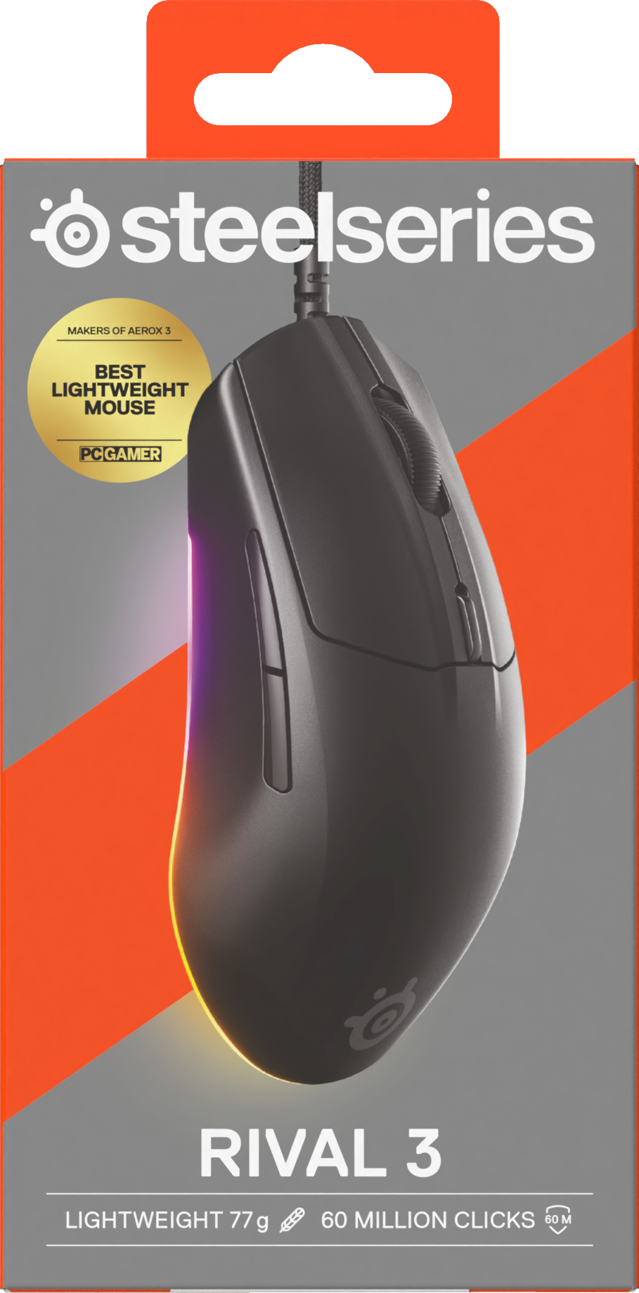 SteelSeries - Rato Steelseries Rival 3 Gen2 Preto