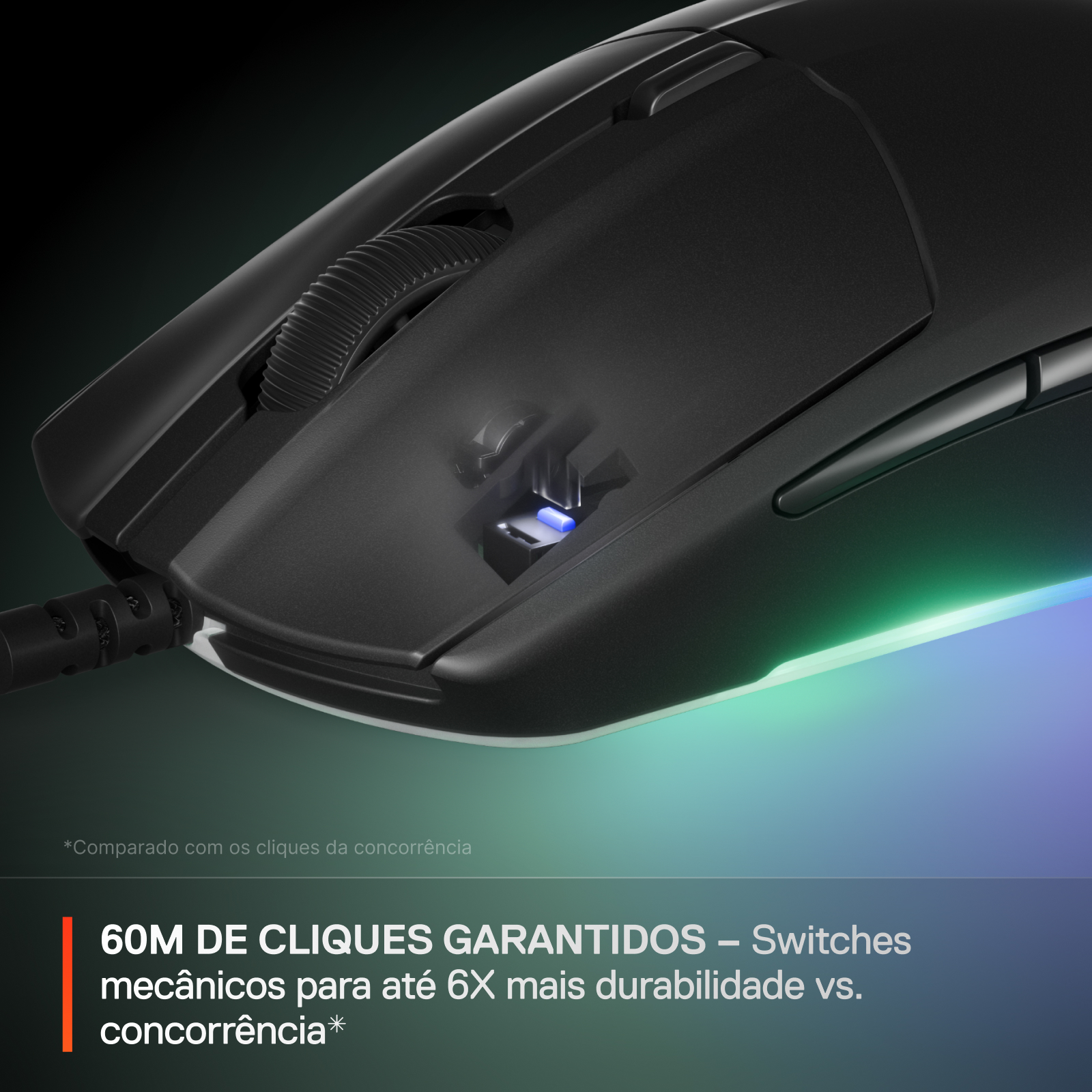 SteelSeries - Rato Steelseries Rival 3 Gen2 Preto