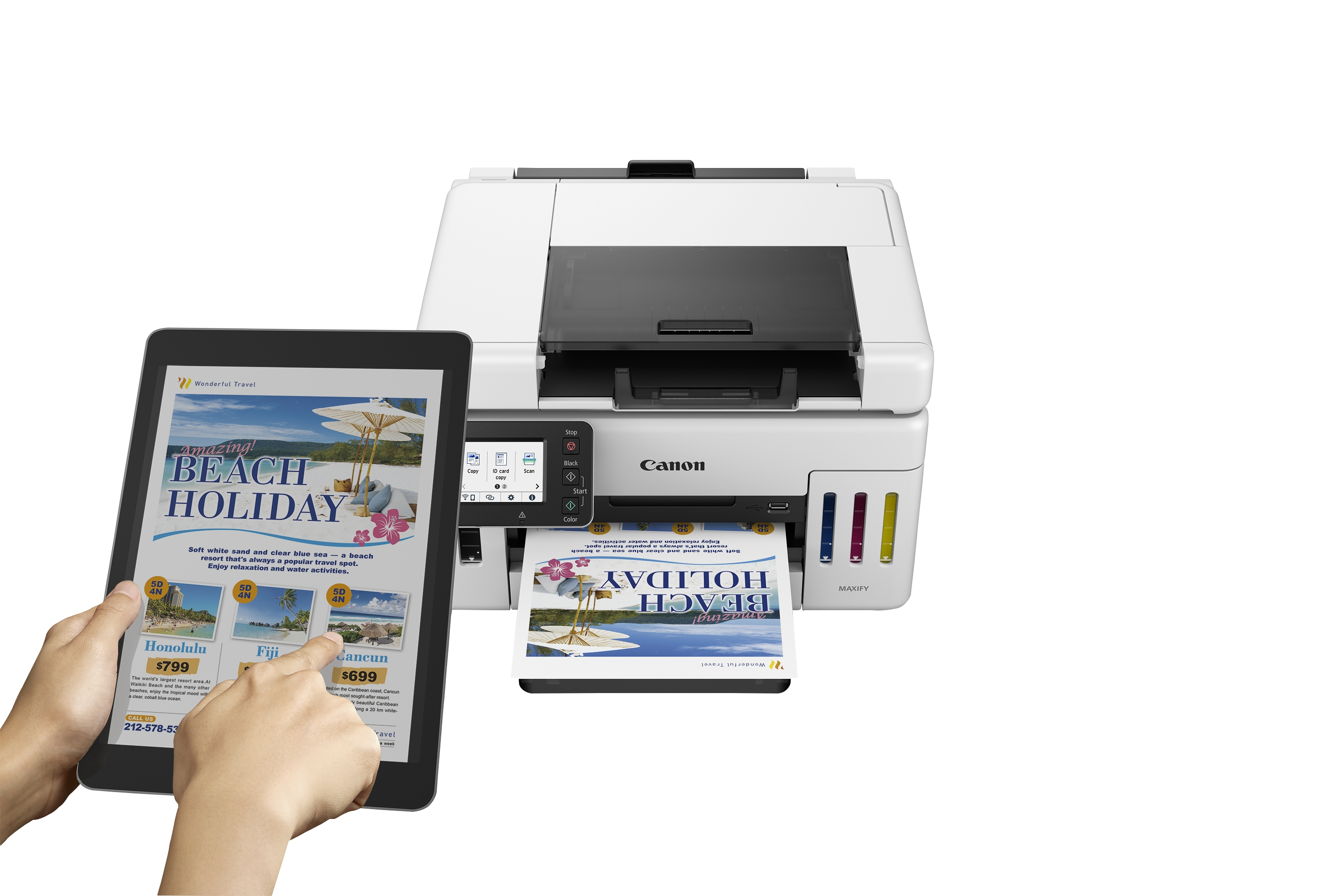 Canon - Multifunções Canon MAXIFY GX6550 Wi-Fi MegaTank