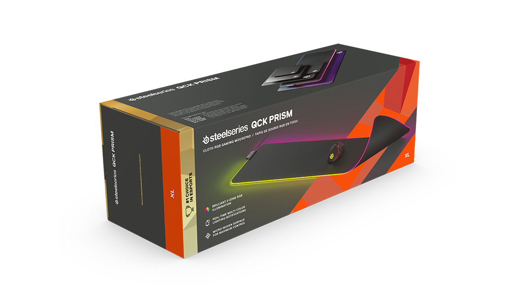 SteelSeries - Tapete SteelSeries QcK Prism Cloth RGB XL