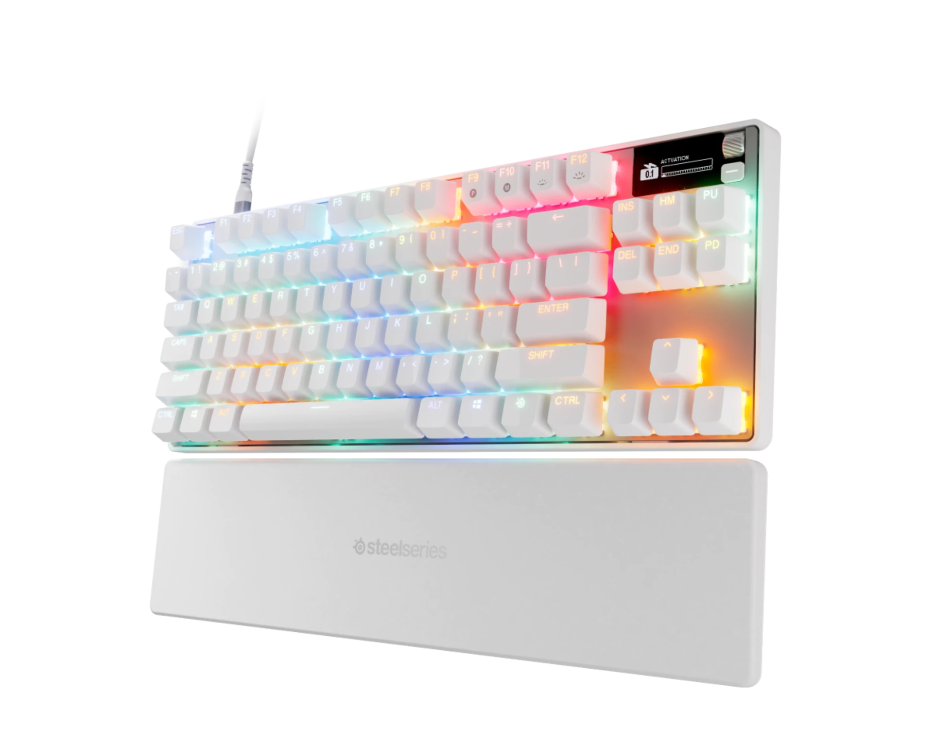 SteelSeries - Teclado Steelseries Apex Pro TKL Gen 3 RGB (US) Branco