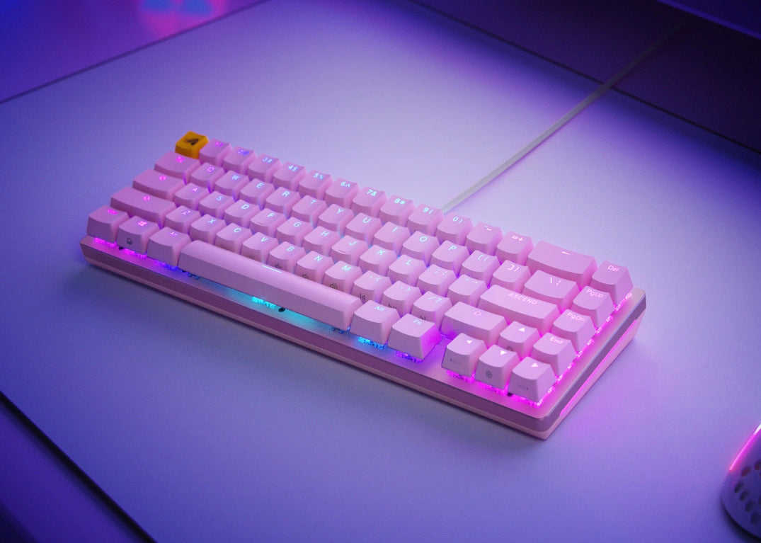 Glorious - Teclado Mecânico Glorious GMMK 2 Compact Rosa - Fox switch (ES)