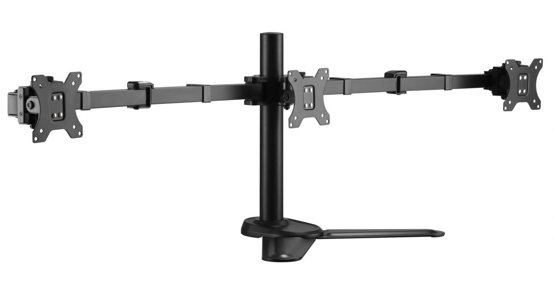 equip - Suporte de Mesa Tabletop Articulado Equip 17" a 27" Triplo Máx. 7kg (p/Ecrã)