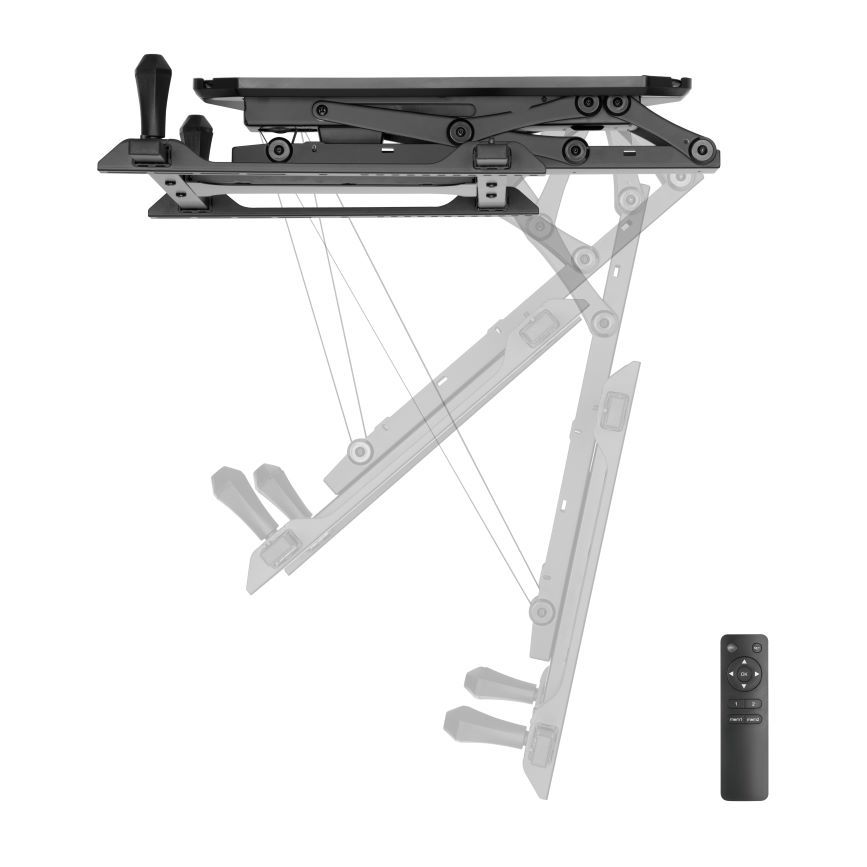 equip - Suporte de Parede Equip para TV 32" a 70" Motorizado c/Comando Máx. 35kg