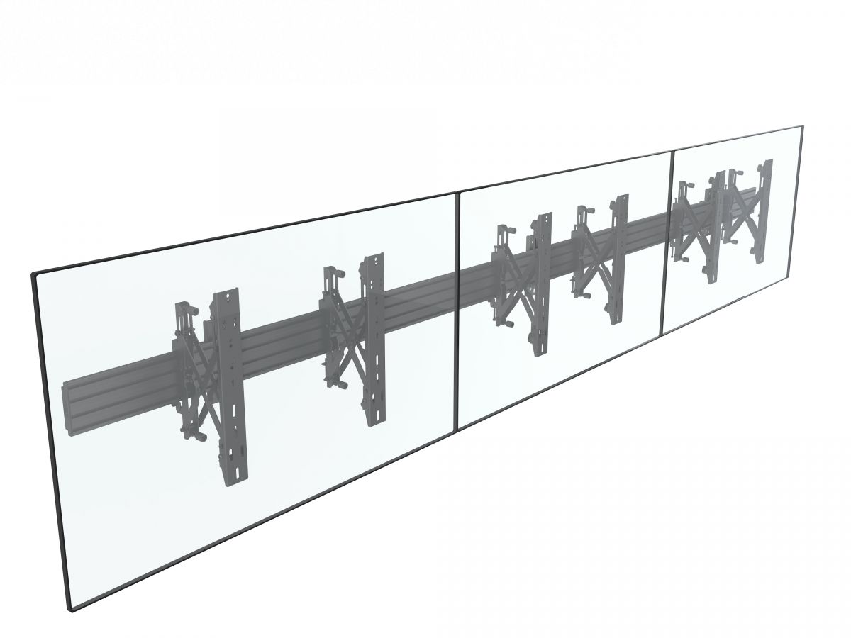equip - Suporte de Parede Equip para TV 32" a 65" Push-In/Pop-Out Bracket