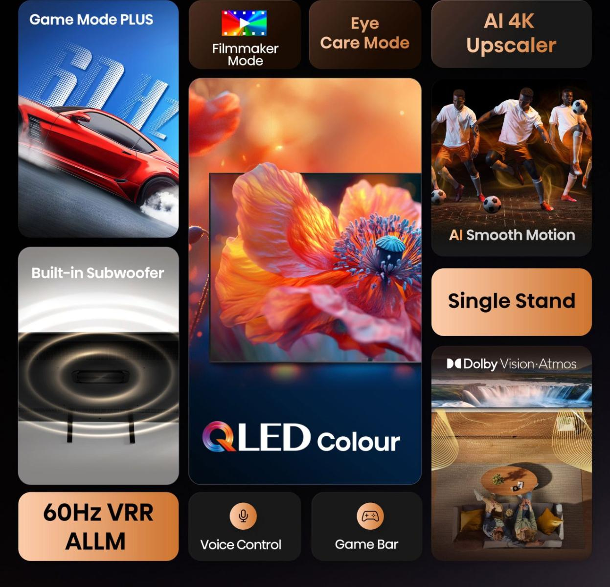 hisense - Televisão Hisense 65A7Q 65" QLED UltraHD 4K VIDAA