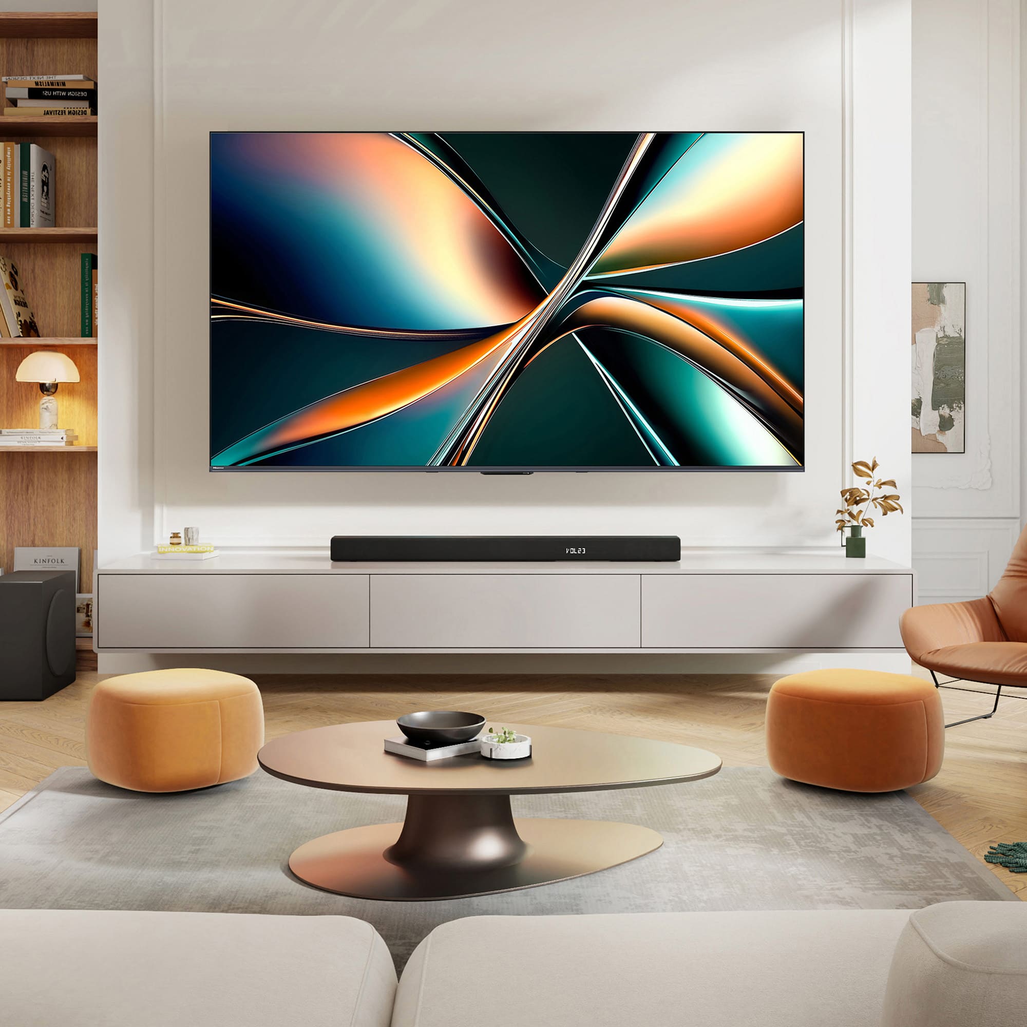 hisense - Televisão Hisense 65U7Q 65" Mini LED UltraHD 4K VIDAA