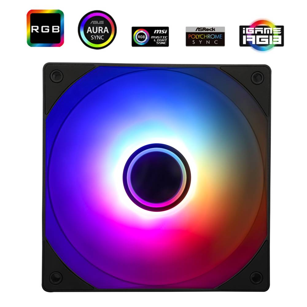 Picture of Picture of Ventoinha Thermalright TL-C12B-S V3 ARGB PWM Preto 120mm