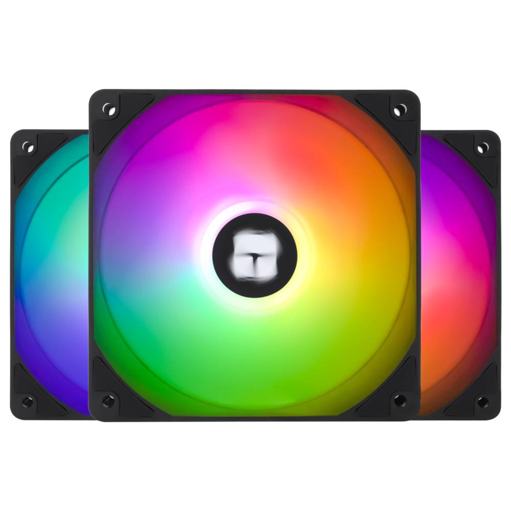 Picture of Picture of Ventoinha Thermalright TL-C12C-S ARGB PWM Preto 120mm (Pack 3)