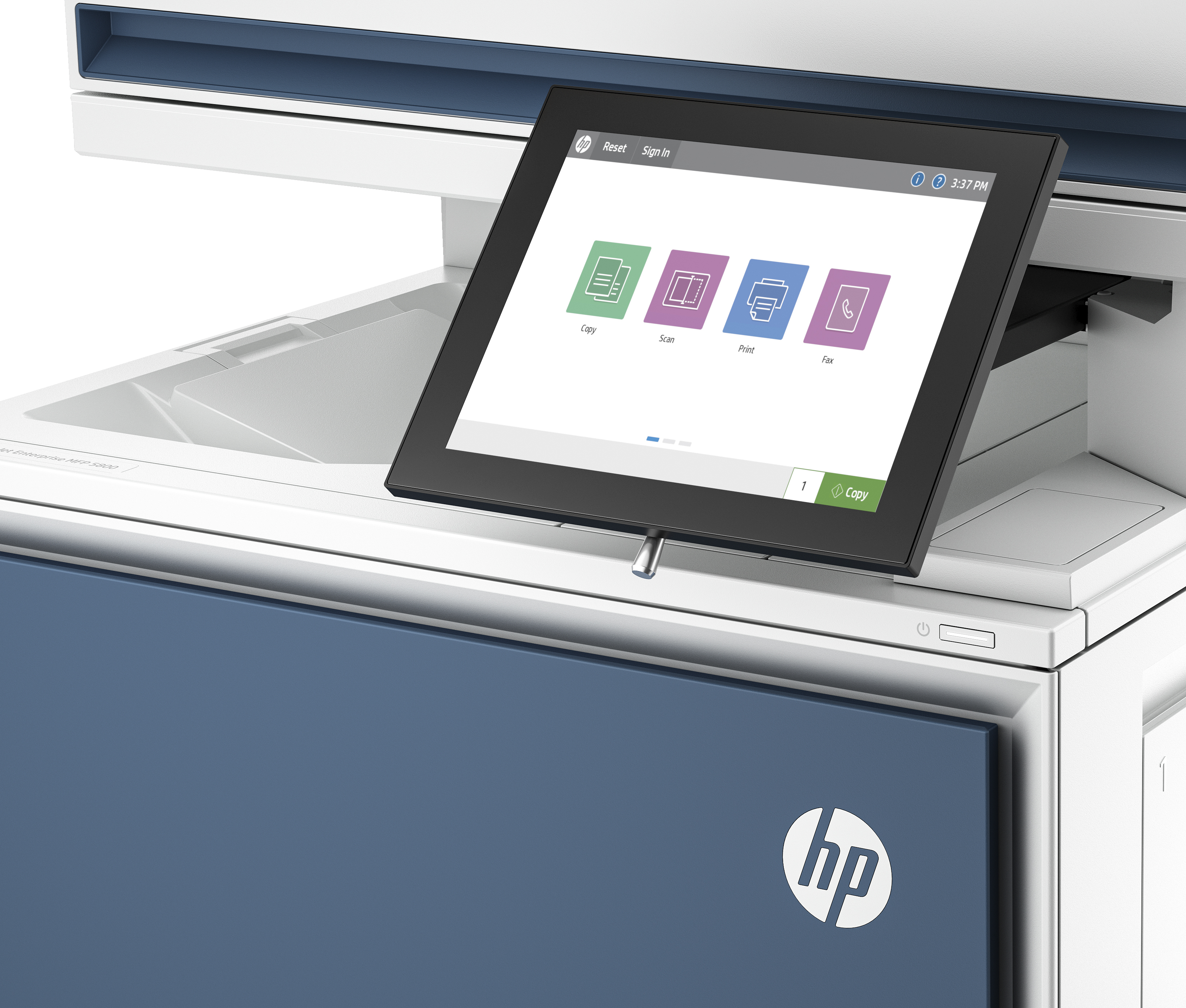 HP - Impressora Multifunções Laser HP Color LaserJet Enterprise MFP 5800dn