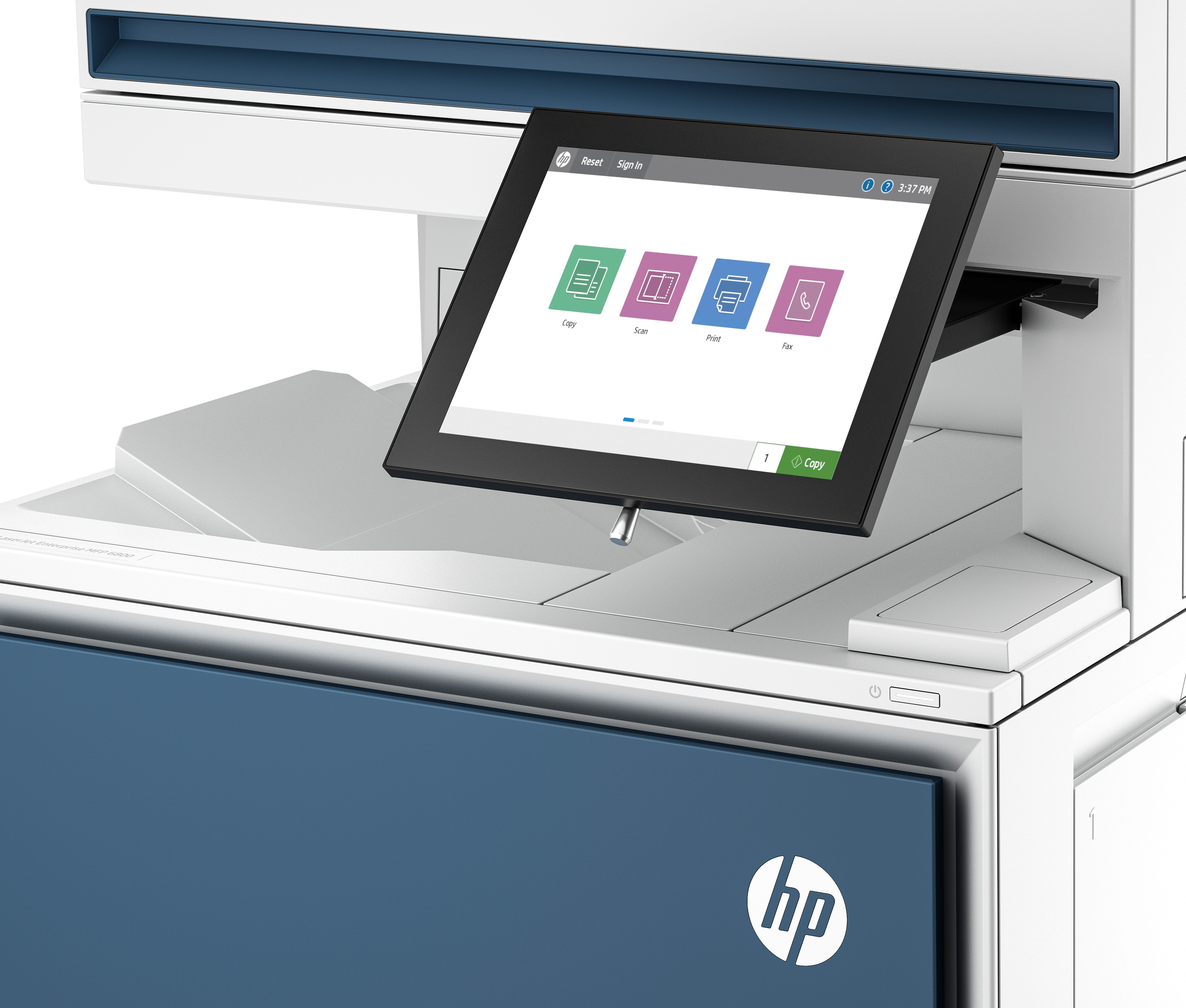HP - Impressora Multifunções Laser HP Color LaserJet Enterprise MFP 6800dn Cores