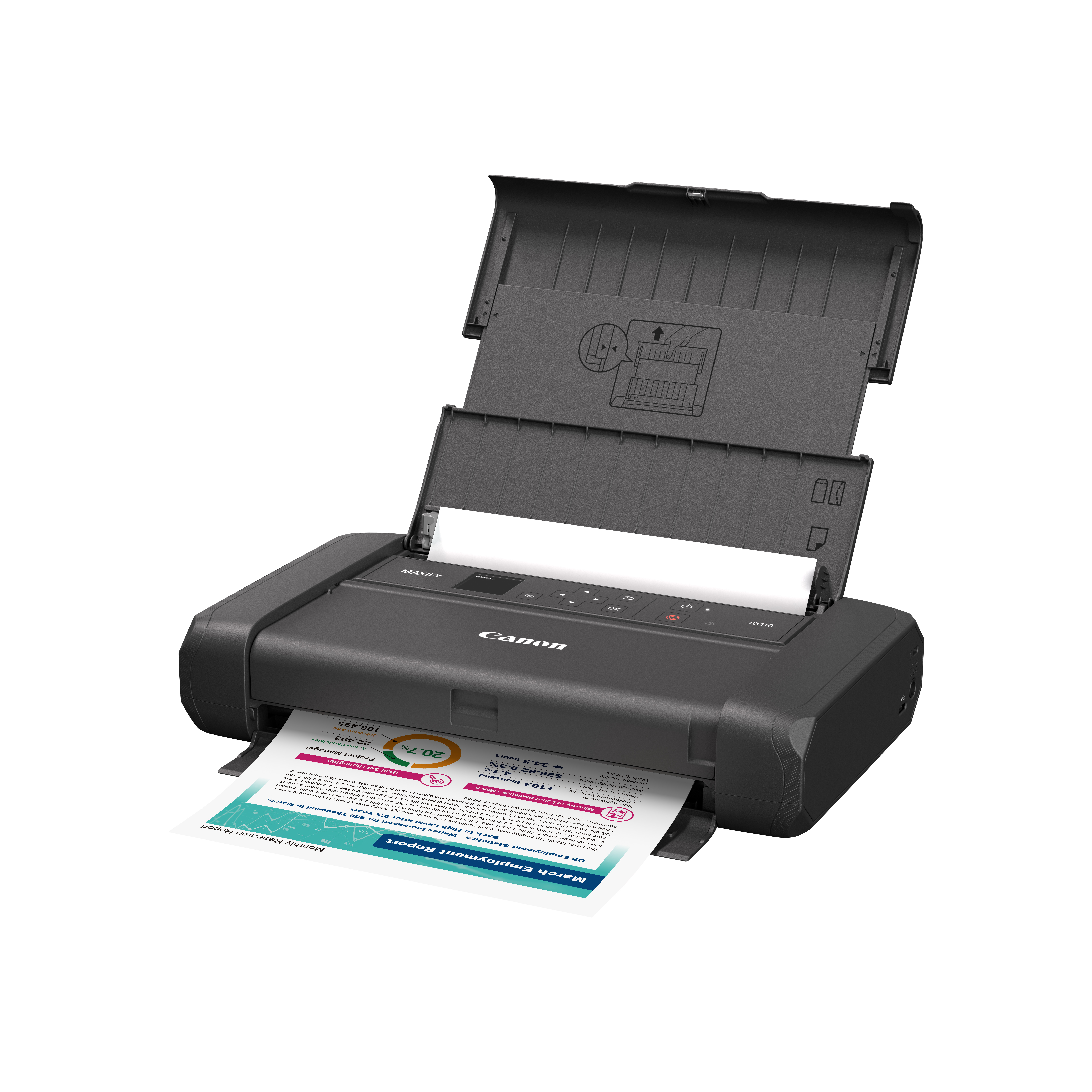 Canon - Impressora Canon MAXIFY BX110 Portátil com Bateria