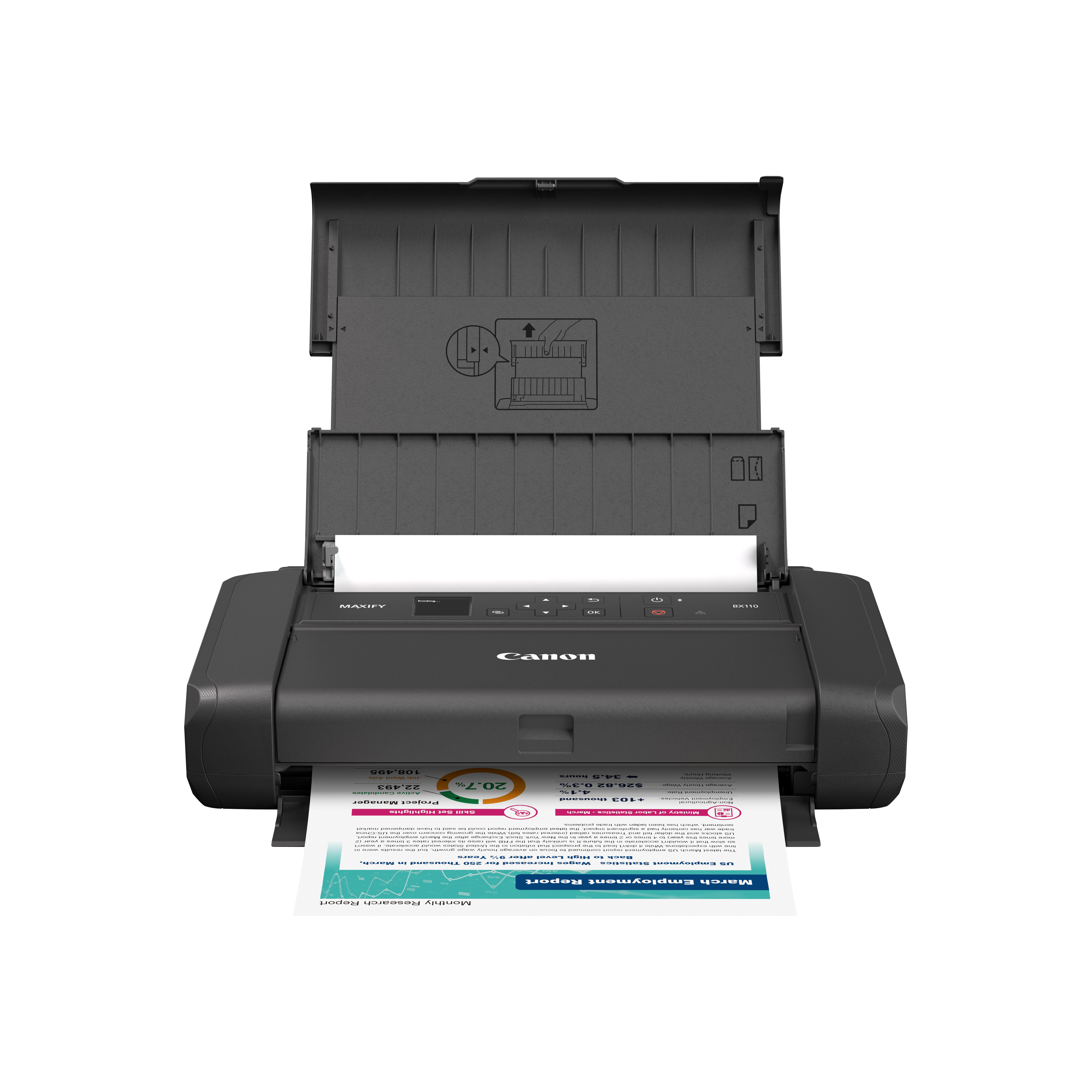Canon - Impressora Canon MAXIFY BX110 Portátil com Bateria