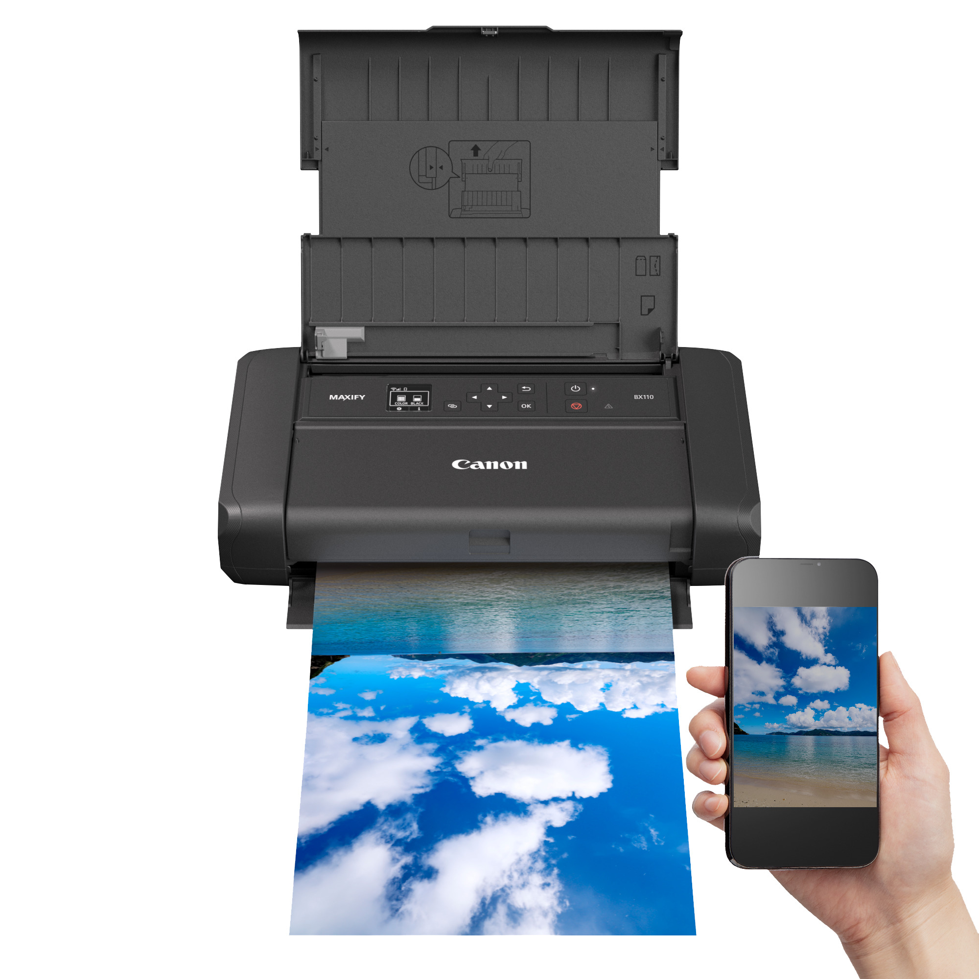Canon - Impressora Canon MAXIFY BX110 Portátil com Bateria