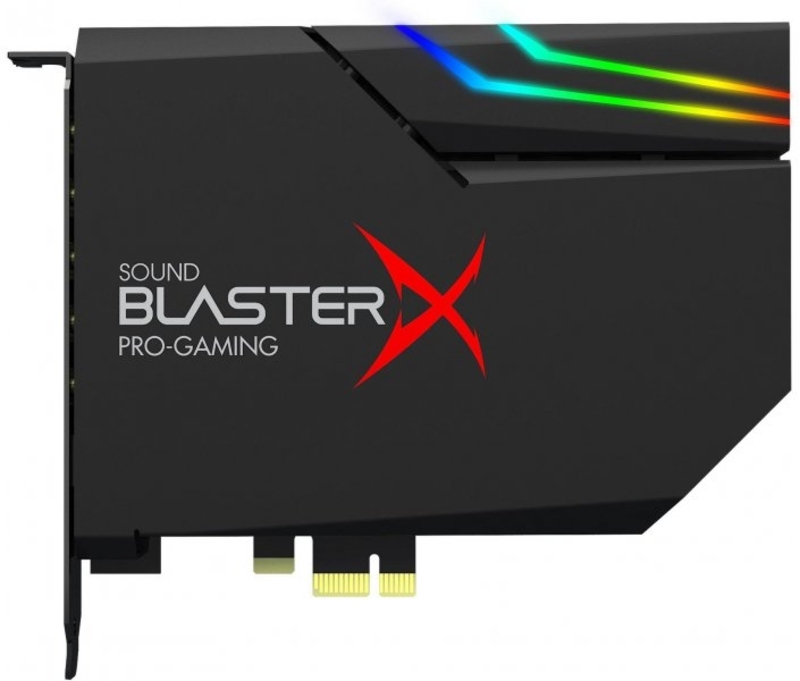 Creative - Placa de Som Creative Sound BlasterX AE-5 Plus Hi-Res RGB PCIe