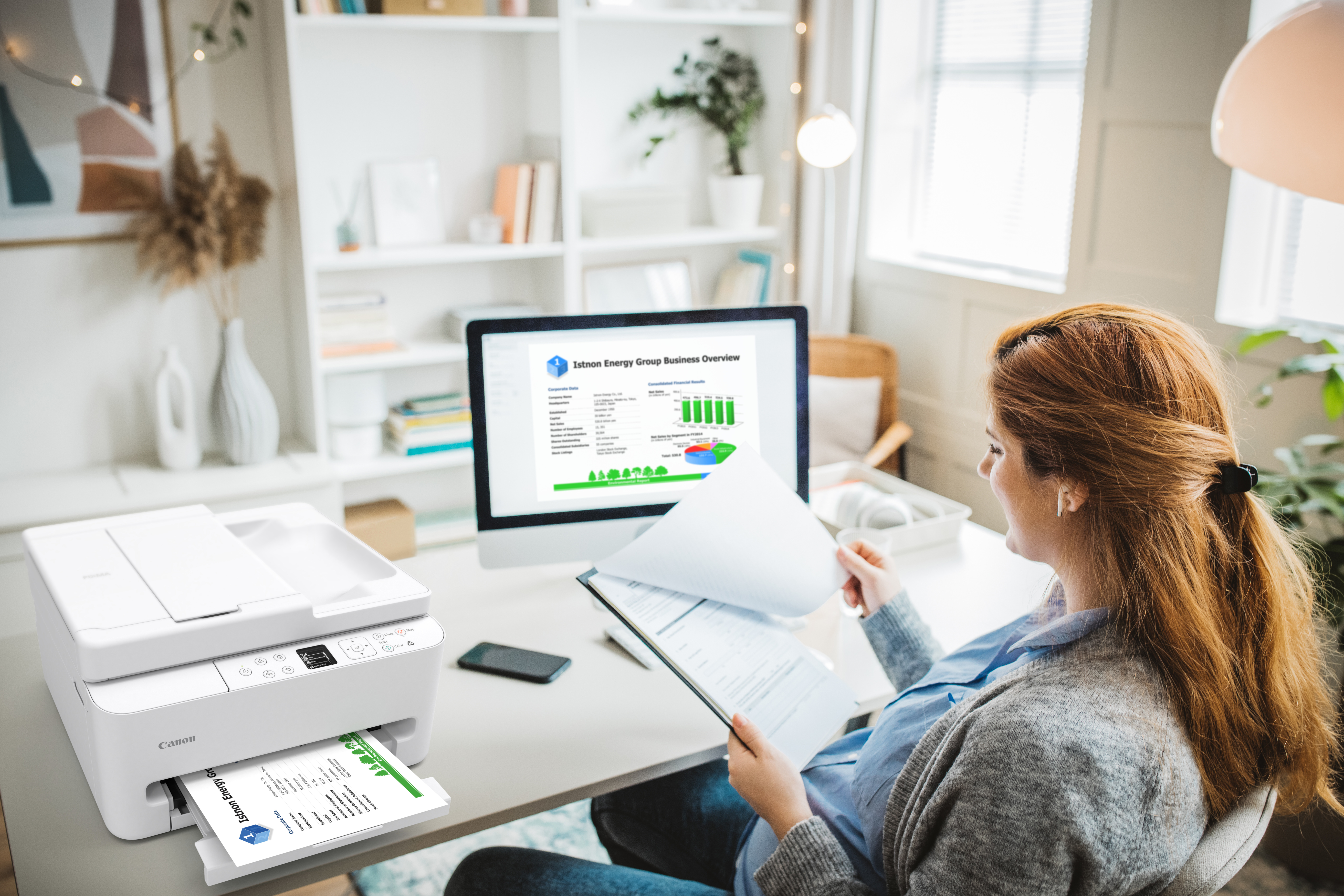 Canon - Multifuncões Canon PIXMA TS7550i WiFi