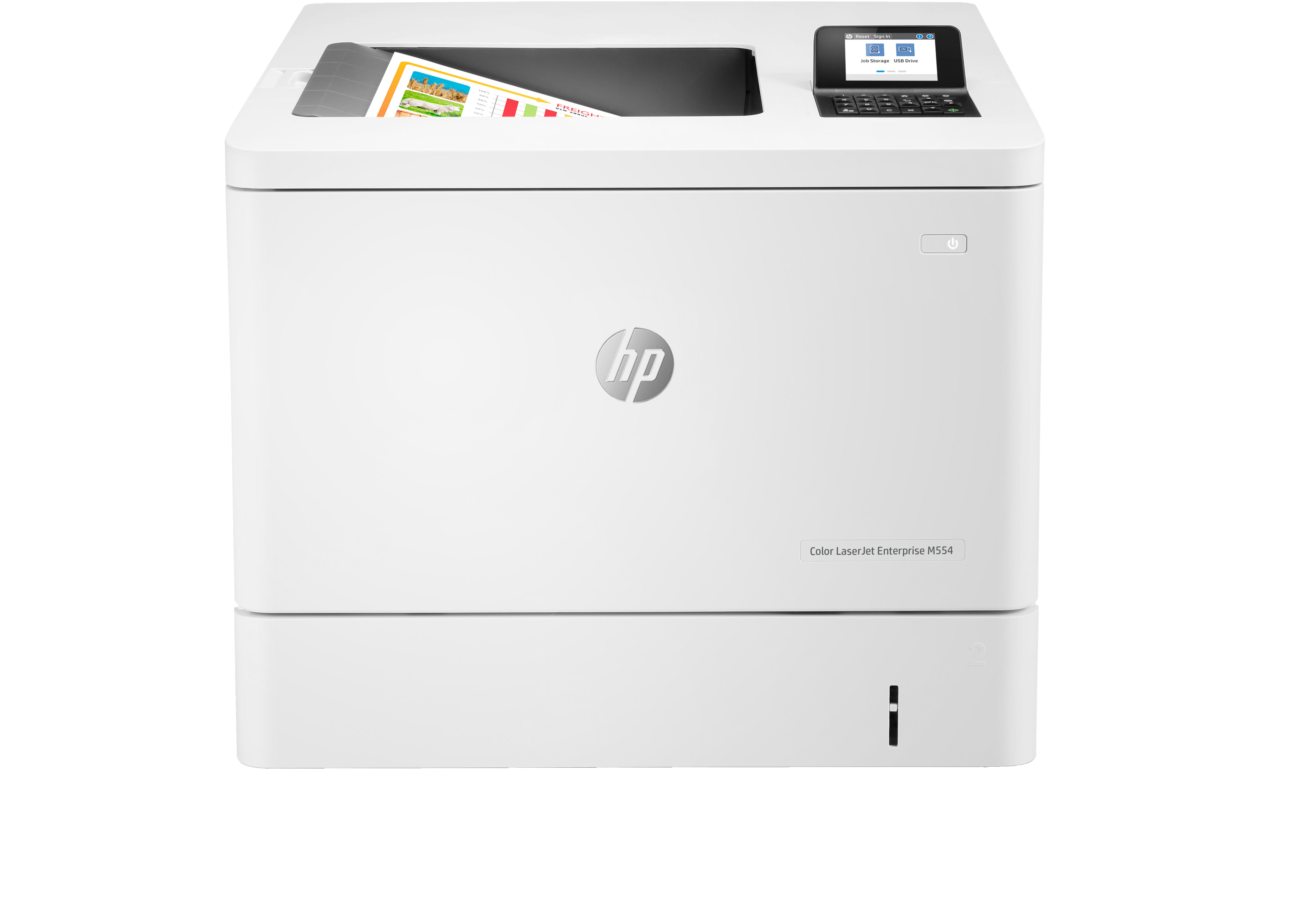 Picture of Picture of Impressora Laser HP Color LaserJet Enterprise M554dn Cores