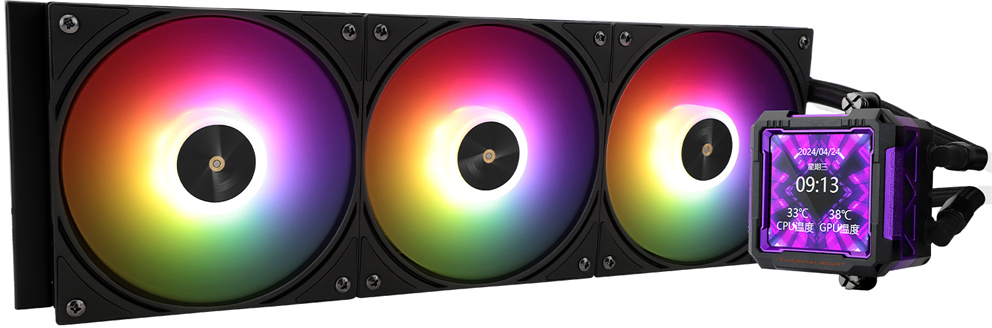 Picture of Picture of Water Cooler CPU AIO Thermalright Frozen Warframe Pro ARGB Preto - 360mm