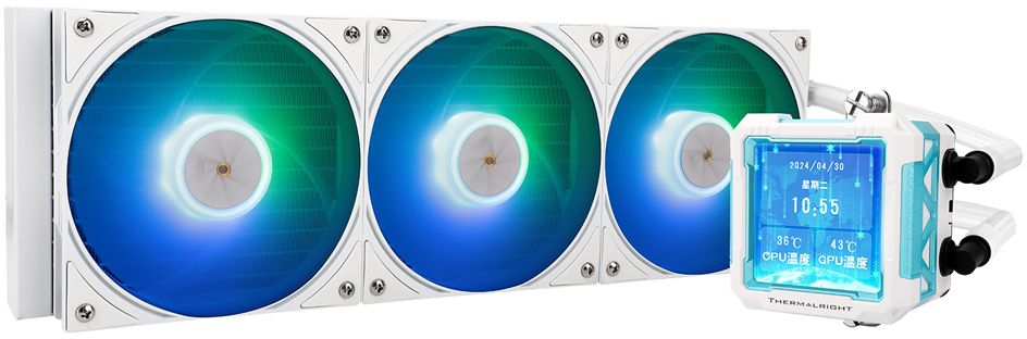 Picture of Picture of Water Cooler CPU AIO Thermalright Frozen Warframe Pro ARGB Branco - 360mm