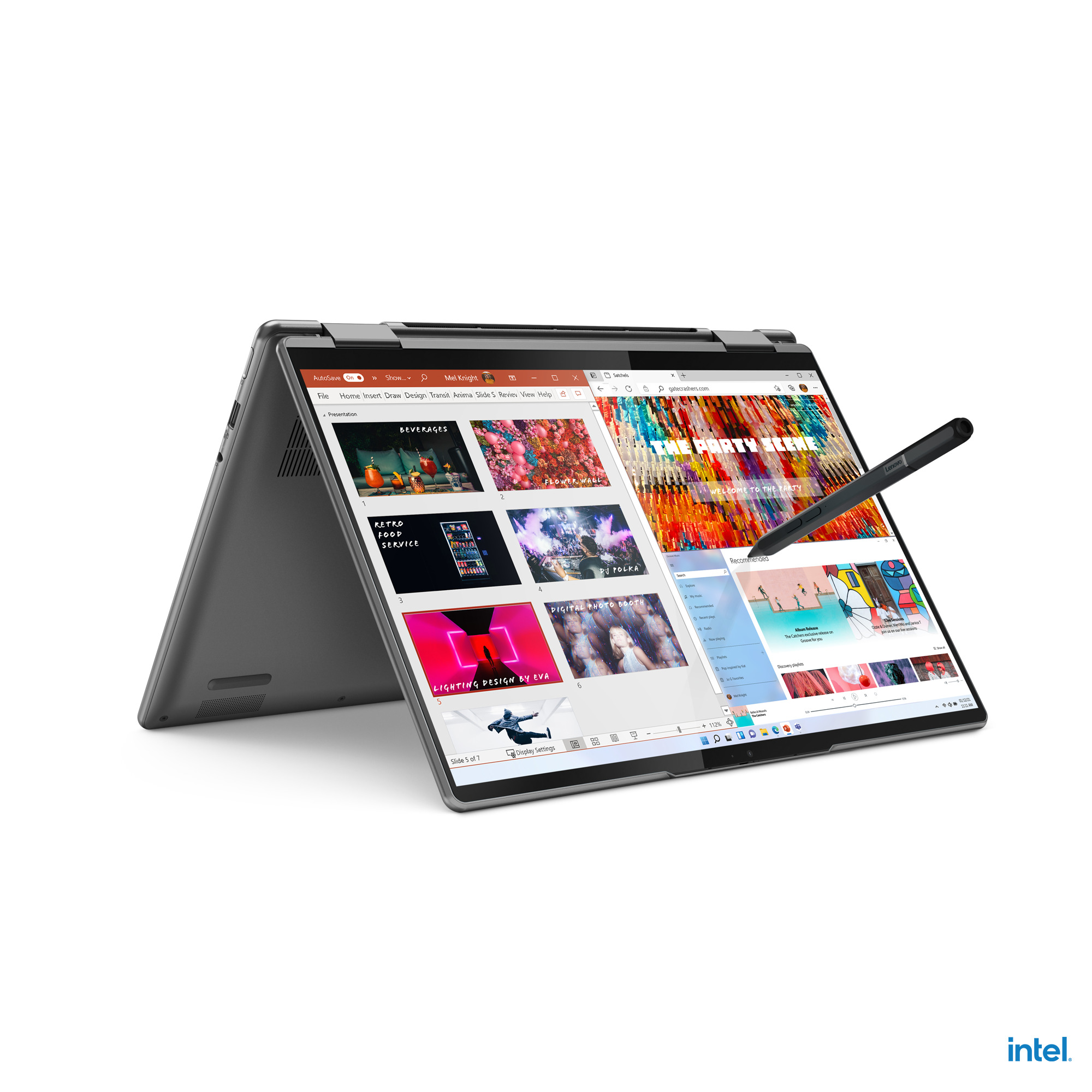 Lenovo - Portátil Lenovo Yoga 7 14IAL7-665 14" i7-1260P 16GB 1TB Iris Xe 2.8K OLED Touch W11 + Active Pen