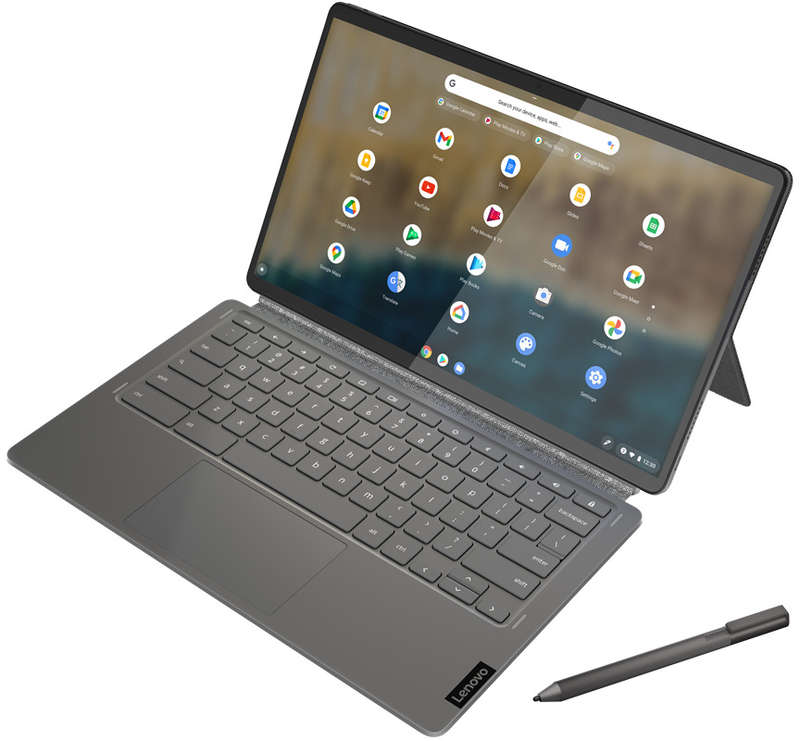 Lenovo - Portátil Lenovo IdeaPad Duet Chromebook 13.3" SC7180 8GB 256GB OLED Touch + Active Pen