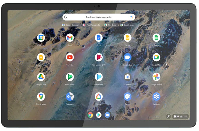 Lenovo - Portátil Lenovo IdeaPad Duet Chromebook 10.95" SDSC 7c 4GB 128GB 2K Touch Chrome OS