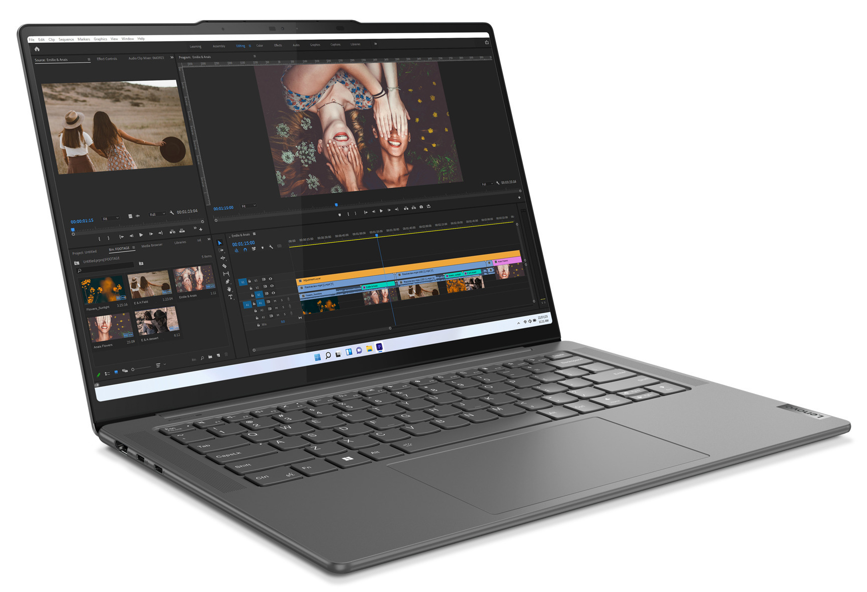 Lenovo - Portátil Lenovo Yoga Pro 7i 14IRH8-566 14.5" i7 13700H 16GB DDR5 512GB RTX 4050 3K 120Hz W11