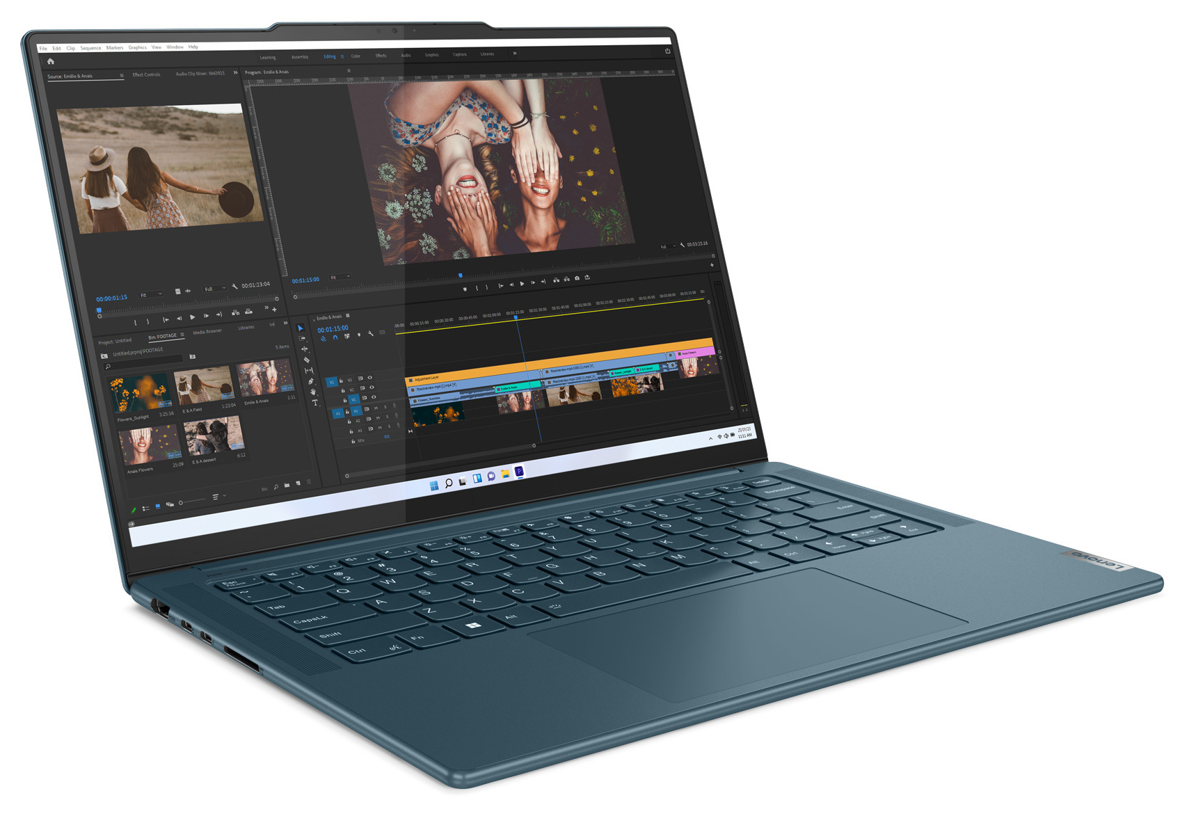 Lenovo - Portátil Lenovo Yoga Pro 9 14IRP8-637 14.5" i9 13905H 64GB DDR5 1TB RTX 4070 3K Mini LED 165Hz Touch W11