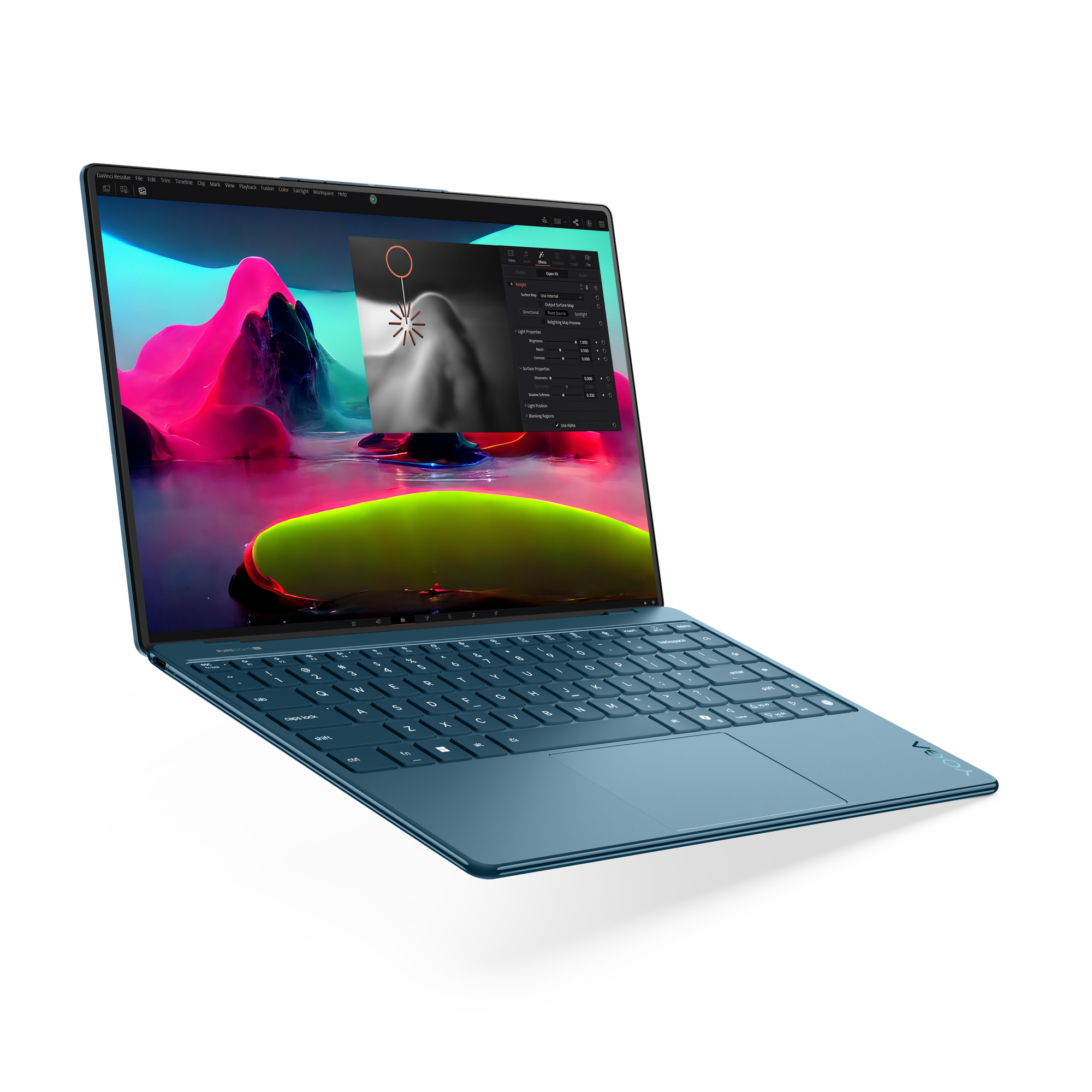 Lenovo - Portátil Lenovo Yoga Slim 9i 114ILL10-303 14" Ultra 7 258V 32GB DDR5 1TB 4K 120Hz OLED W11