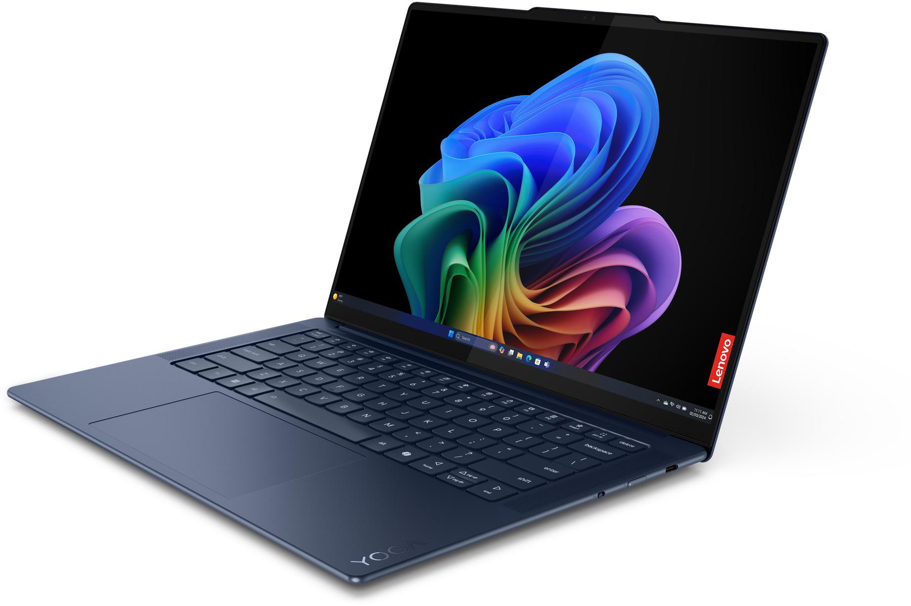 Lenovo - Portátil Lenovo Yoga Slim 7X 14Q8X9 14" Snapdragon X Elite X1E-78-100 32GB 1TB 3K OLED W11