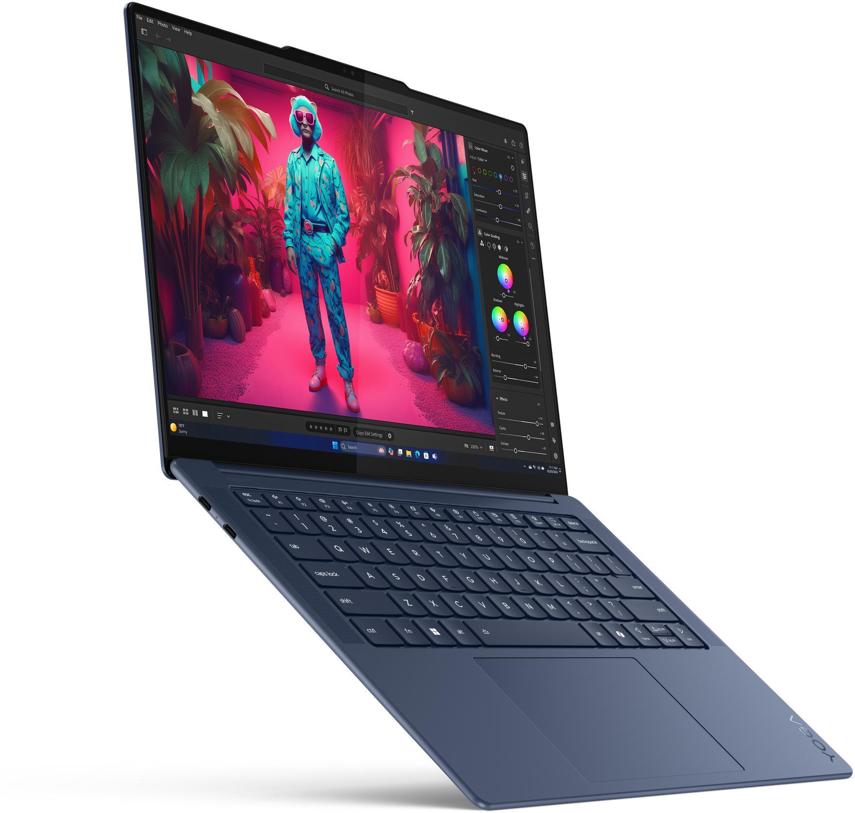 Lenovo - Portátil Lenovo Yoga Slim 7X 14Q8X9 14" Snapdragon X Elite X1E-78-100 32GB 1TB 3K OLED W11